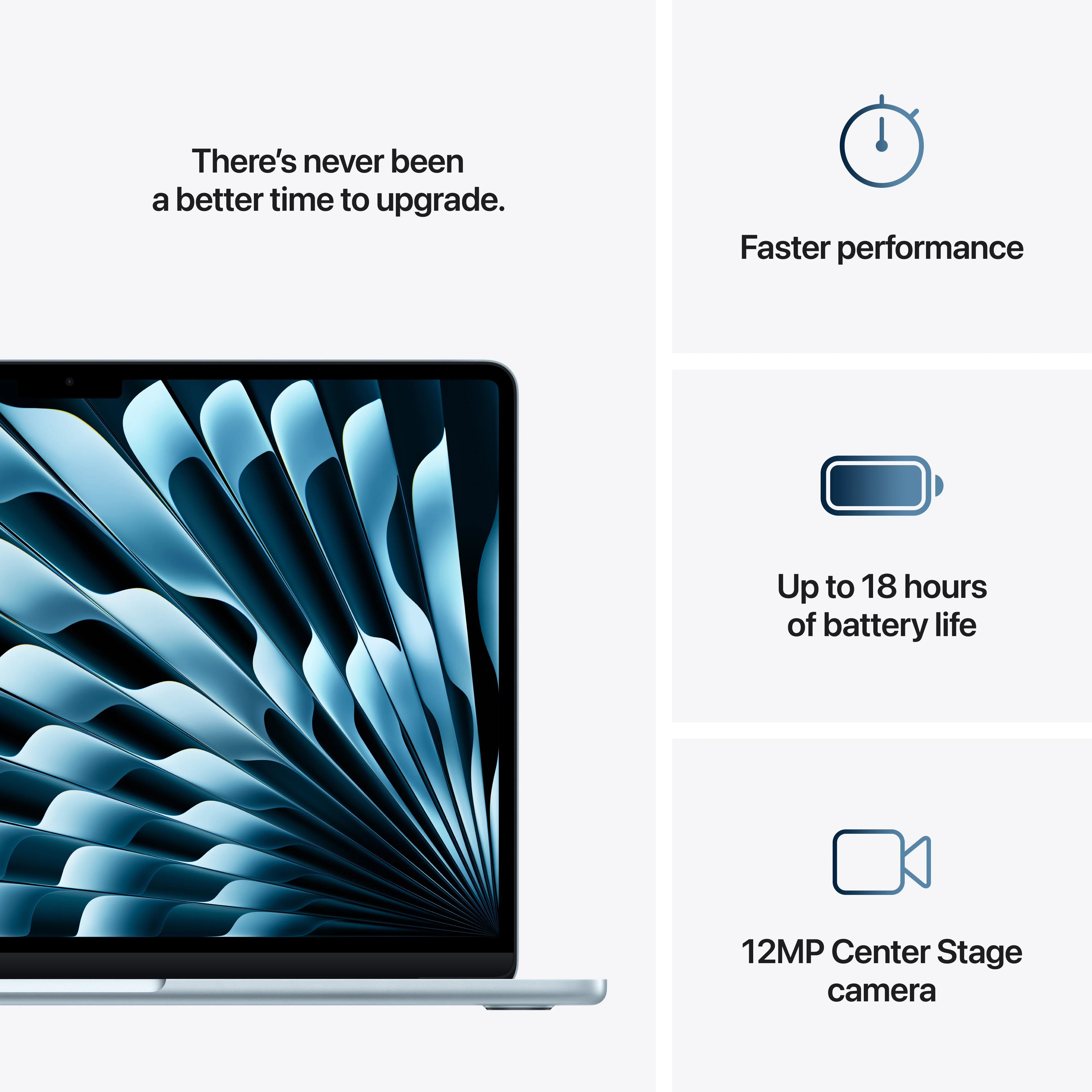MacBook Air 13-tommer M4 512GB SSD 24GB Minne - Himmelblå - Image 10