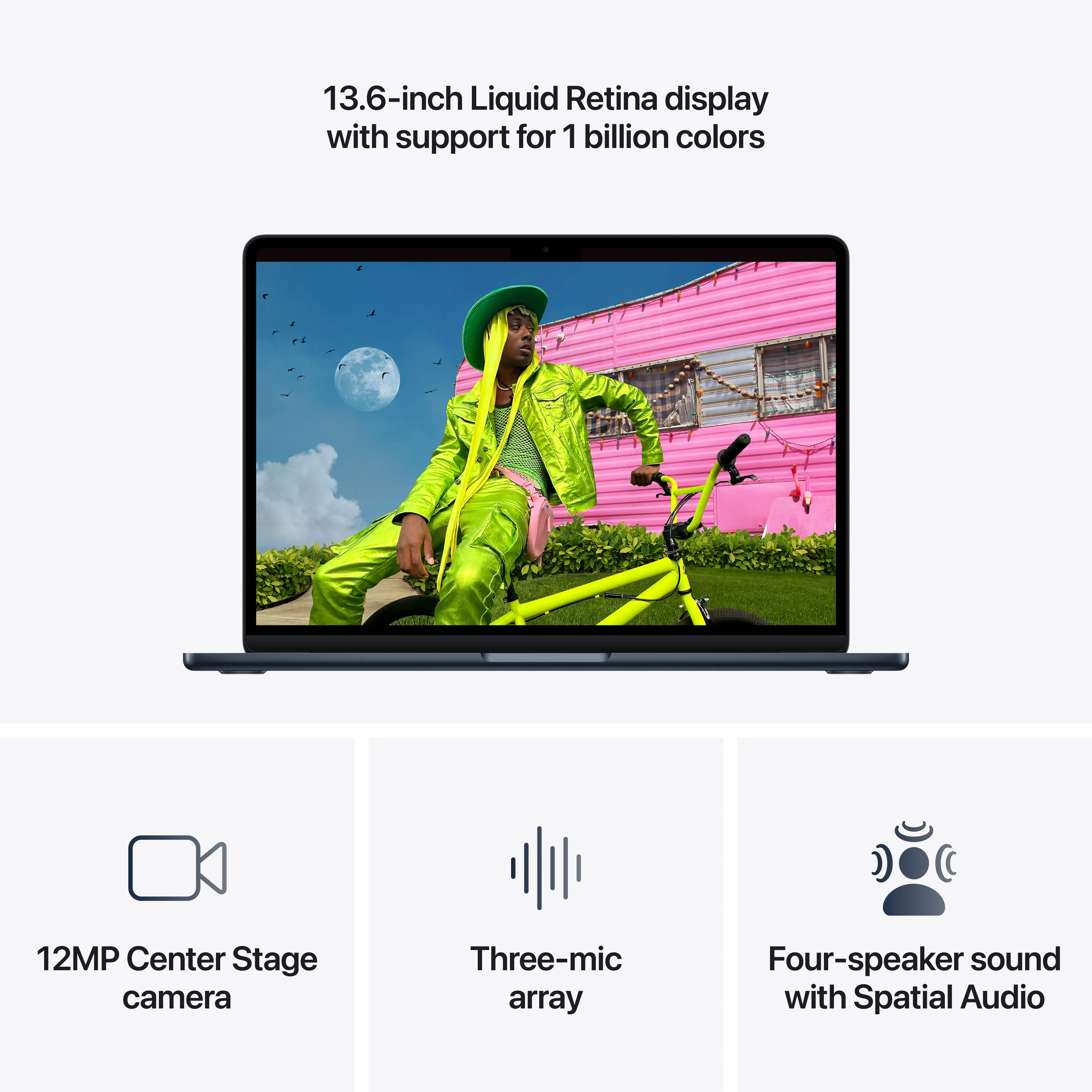 MacBook Air 13-tommer M5 - Midnatt - Image 5