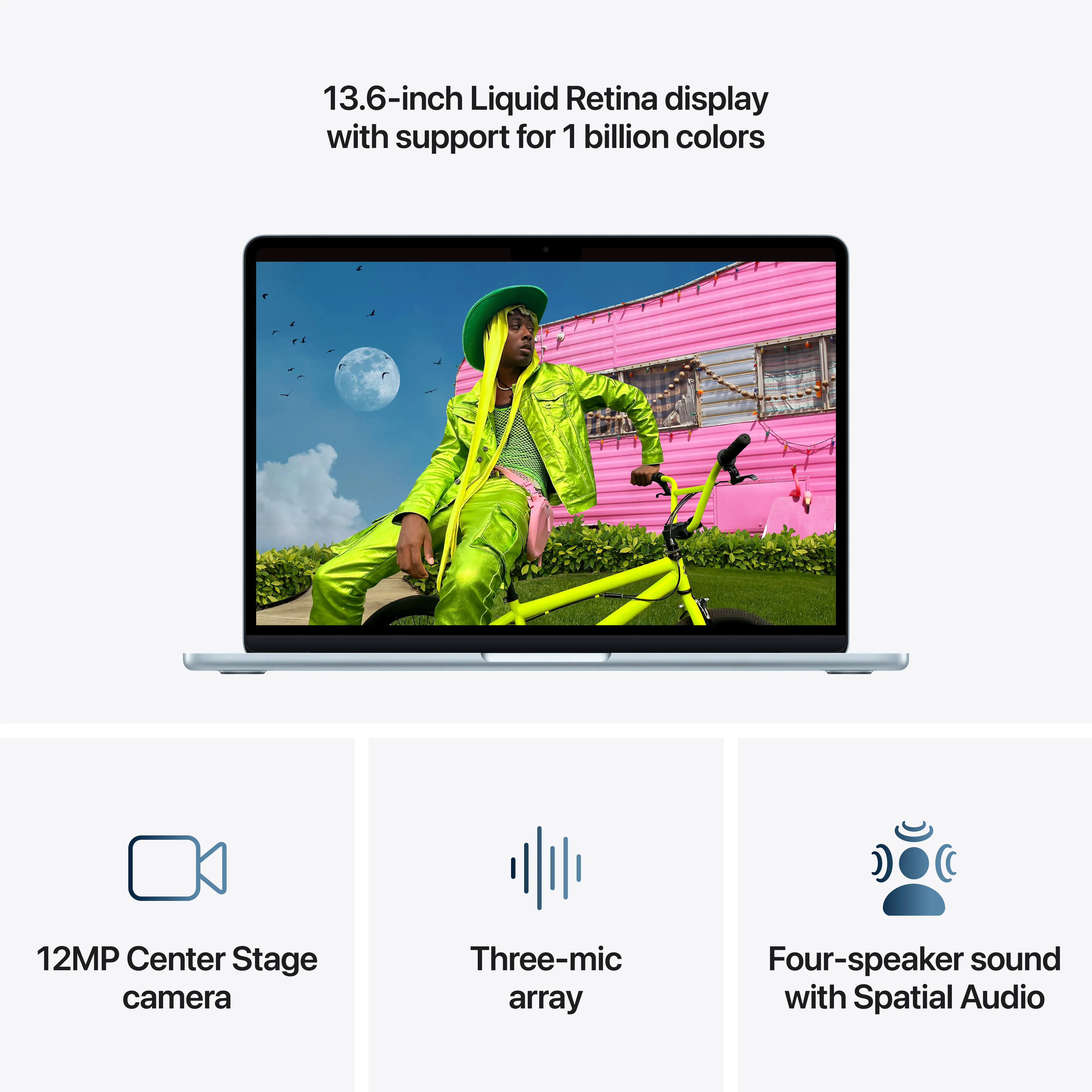 MacBook Air 13-tommer M5 - Himmelblå - Image 5