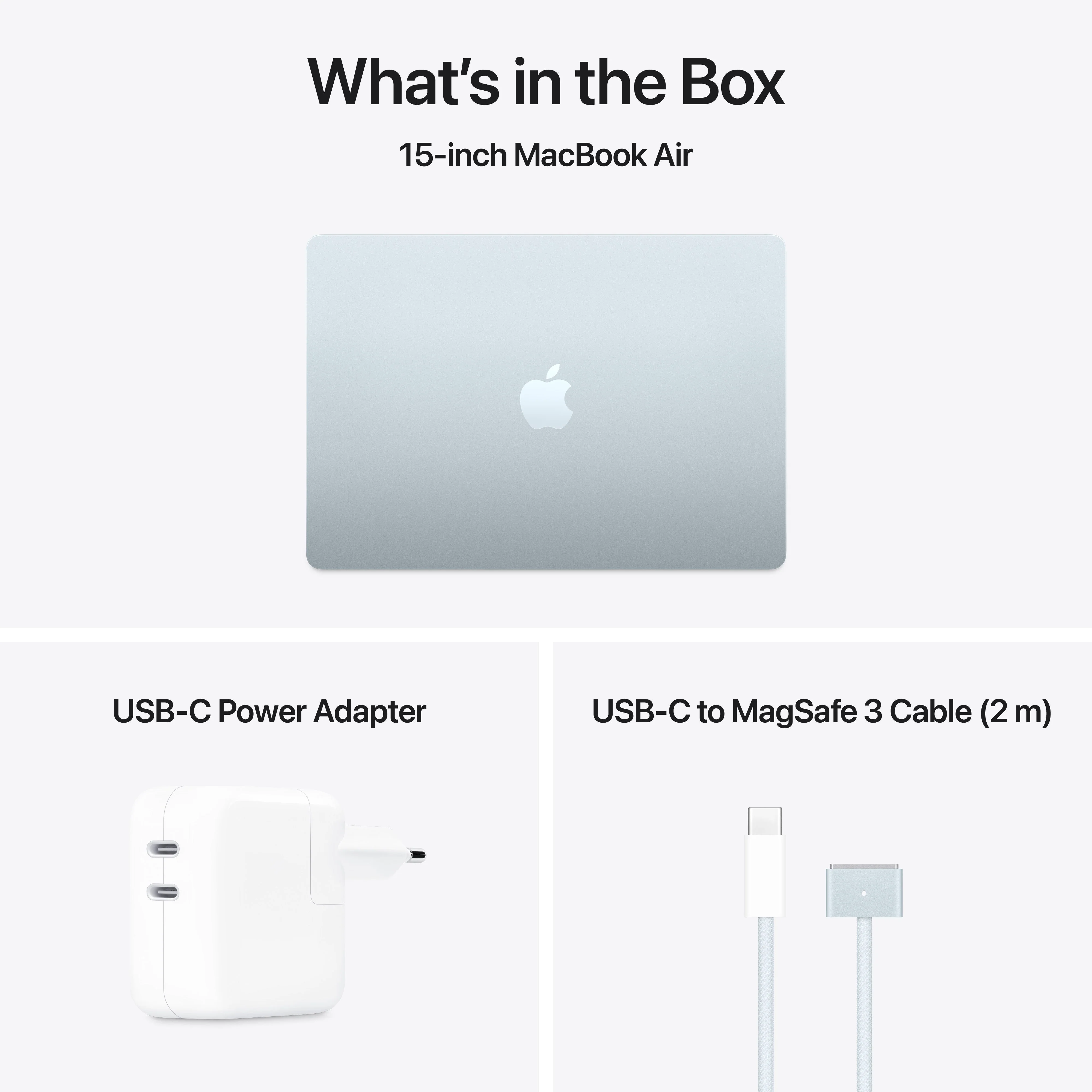 MacBook Air 15-tommer M4 512GB SSD 16GB Minne - Himmelblå - Image 11