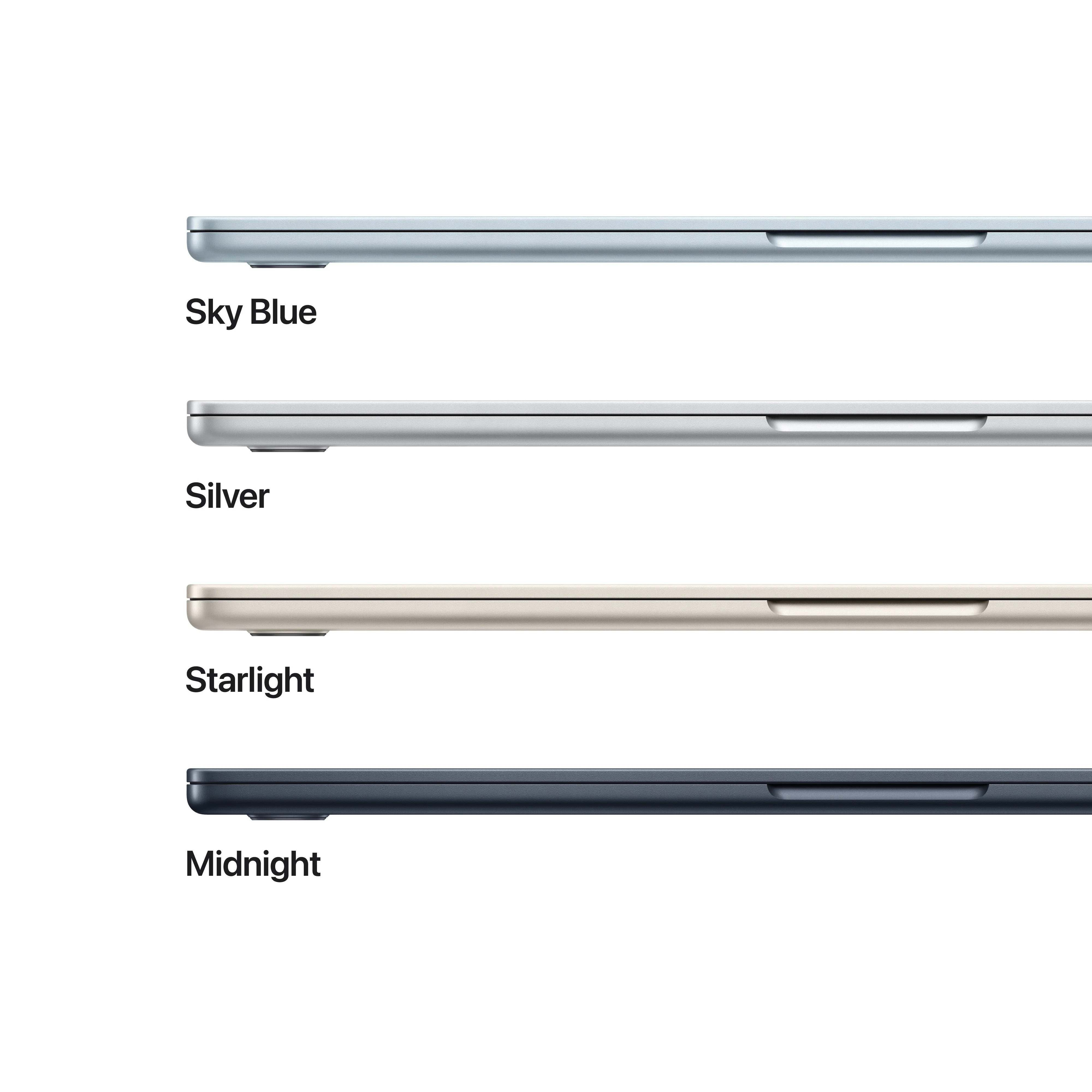MacBook Air 15-tommer M4 512GB SSD 16GB Minne - Himmelblå - Image 3