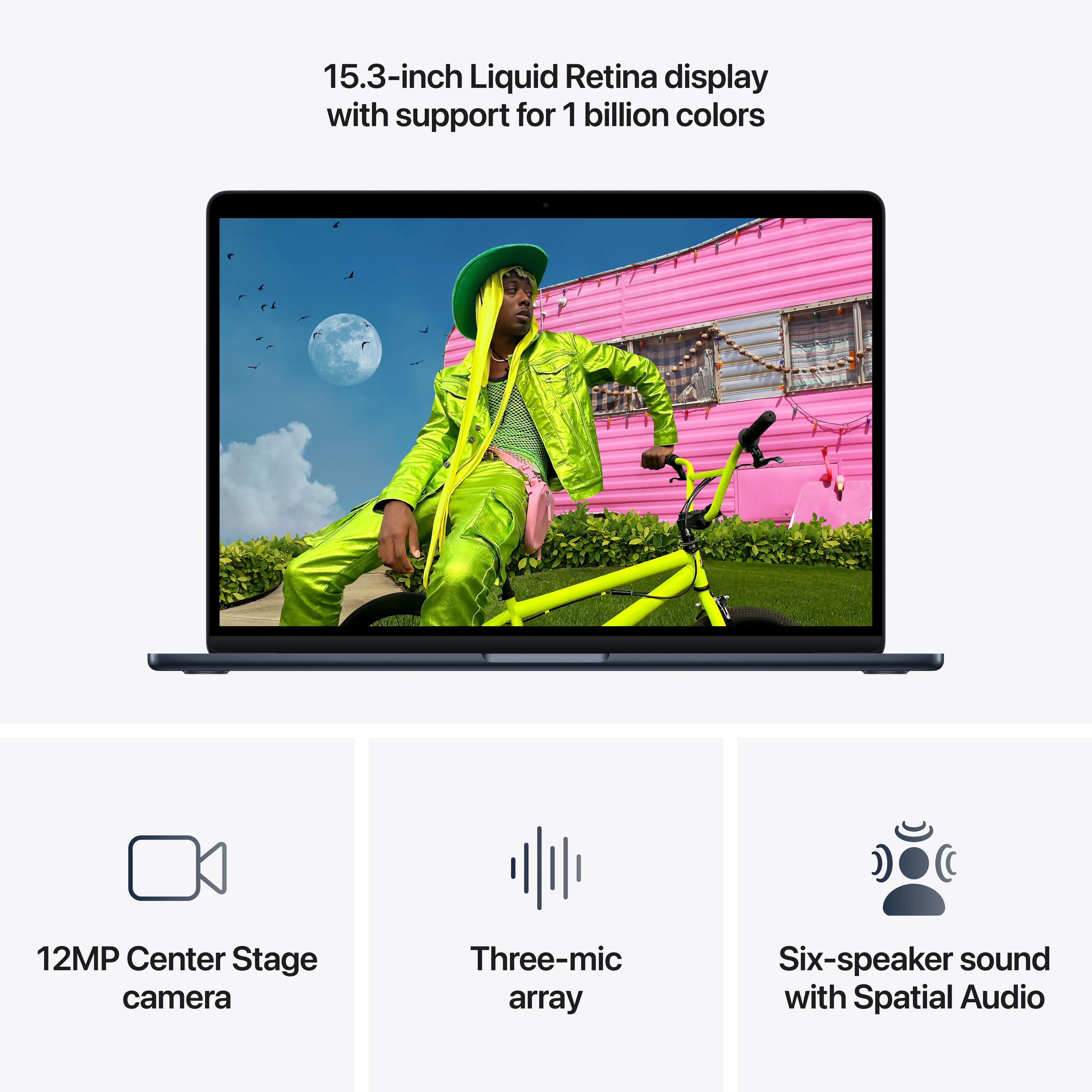MacBook Air 15-tommer M5 - Midnatt - Image 5