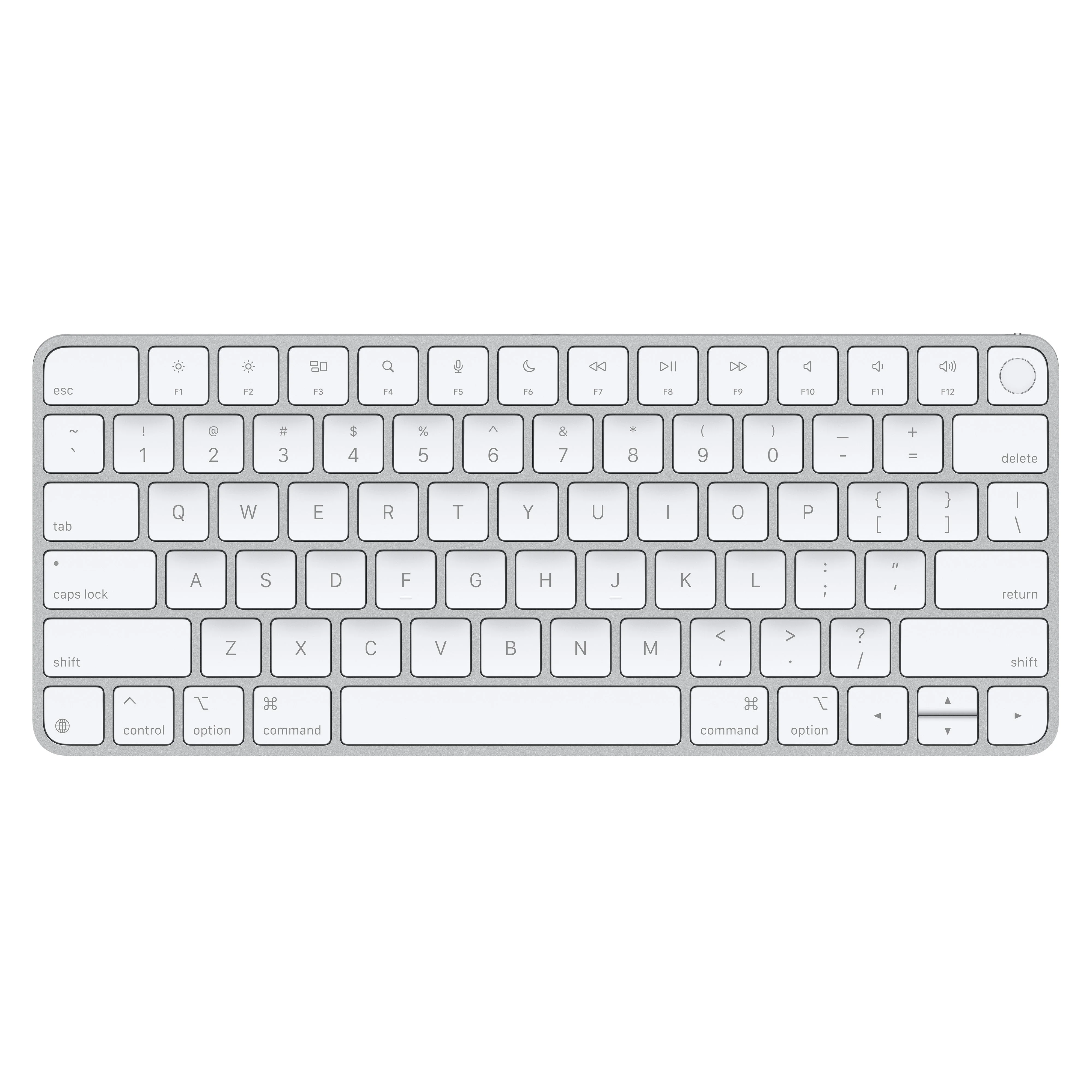 Apple Magic Keyboard with Touch ID for Mac models with Apple silicon - US English - White Keys