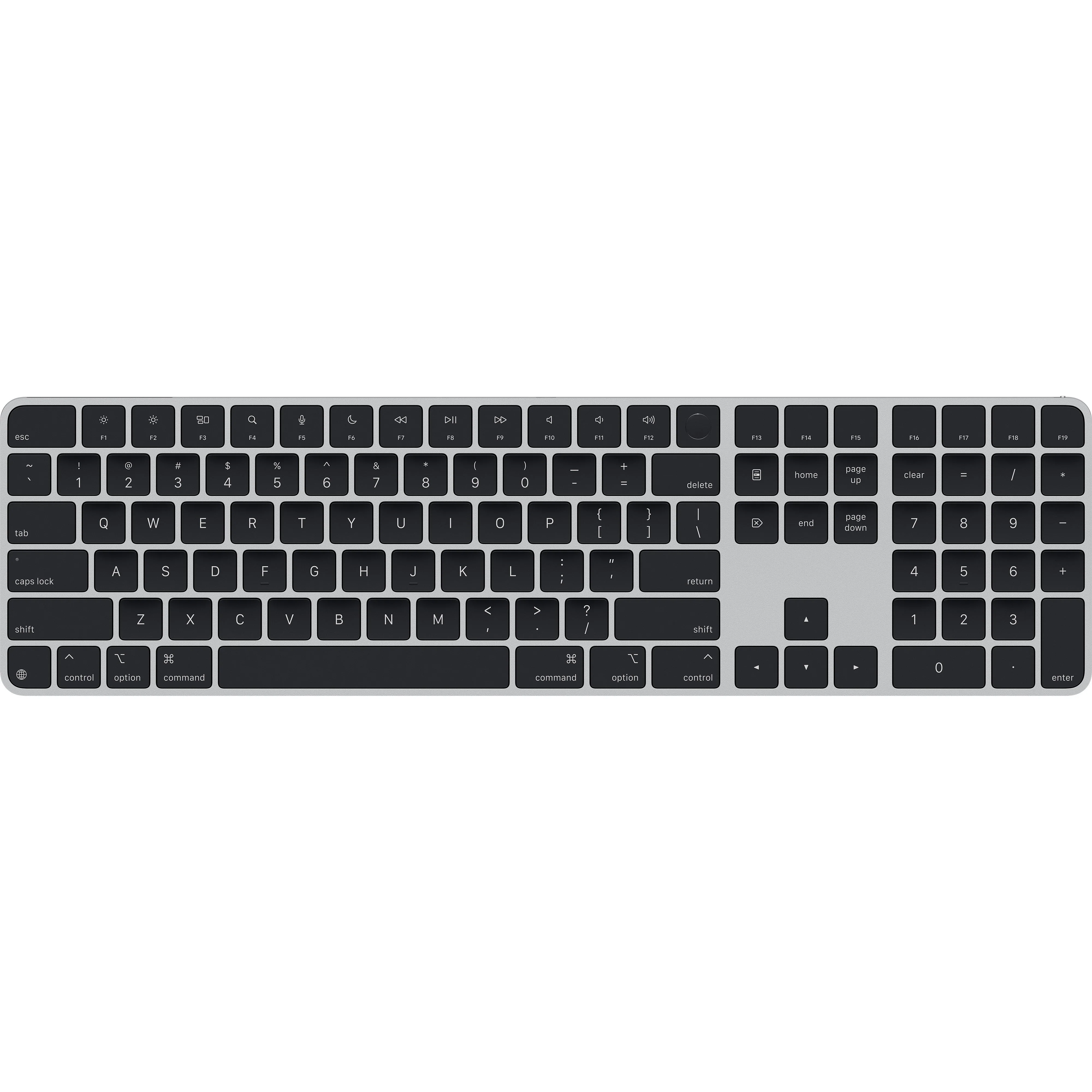 Apple Magic Keyboard with Touch ID for Mac models with Apple silicon - US English - Black Keys