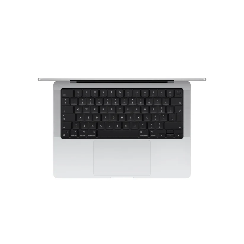MacBook Pro 14-tommer M4 512GB SSD 16GB Minne med 96W lader og US tastatur - Sølv - Image 2