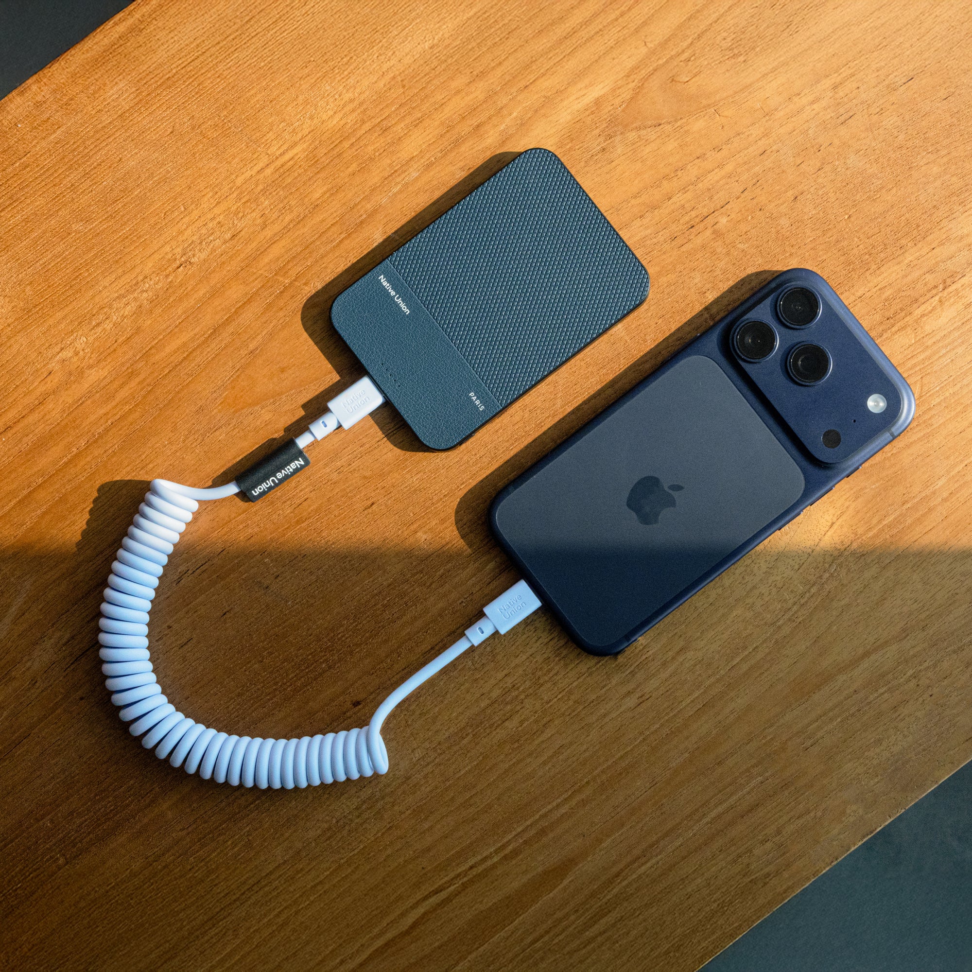 Native Union 1,2m Pop USB-C Ladekabel - Azur - Image 2