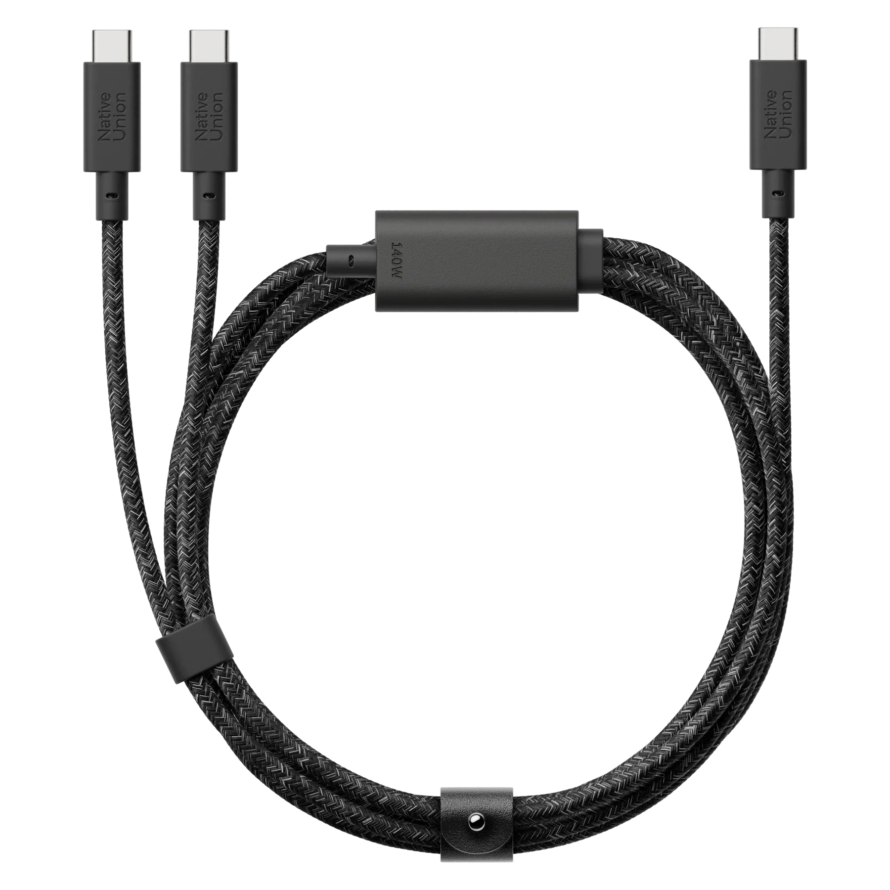 Native Union 2-i-1 USB-C til USB-C ladekabel 2m - Cosmos