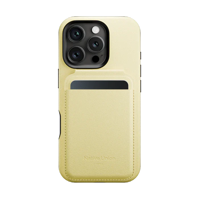 Native Union Magnetisk kortholder med stativ - Lemon