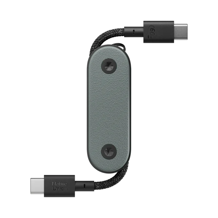 Native Union Pocket Cable USB-C til USB-C Ladekabel - Grønn