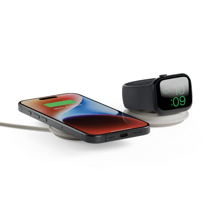 Native Union Voyage 2-in-1 Trådløs Lader - Sandstone - Image 4