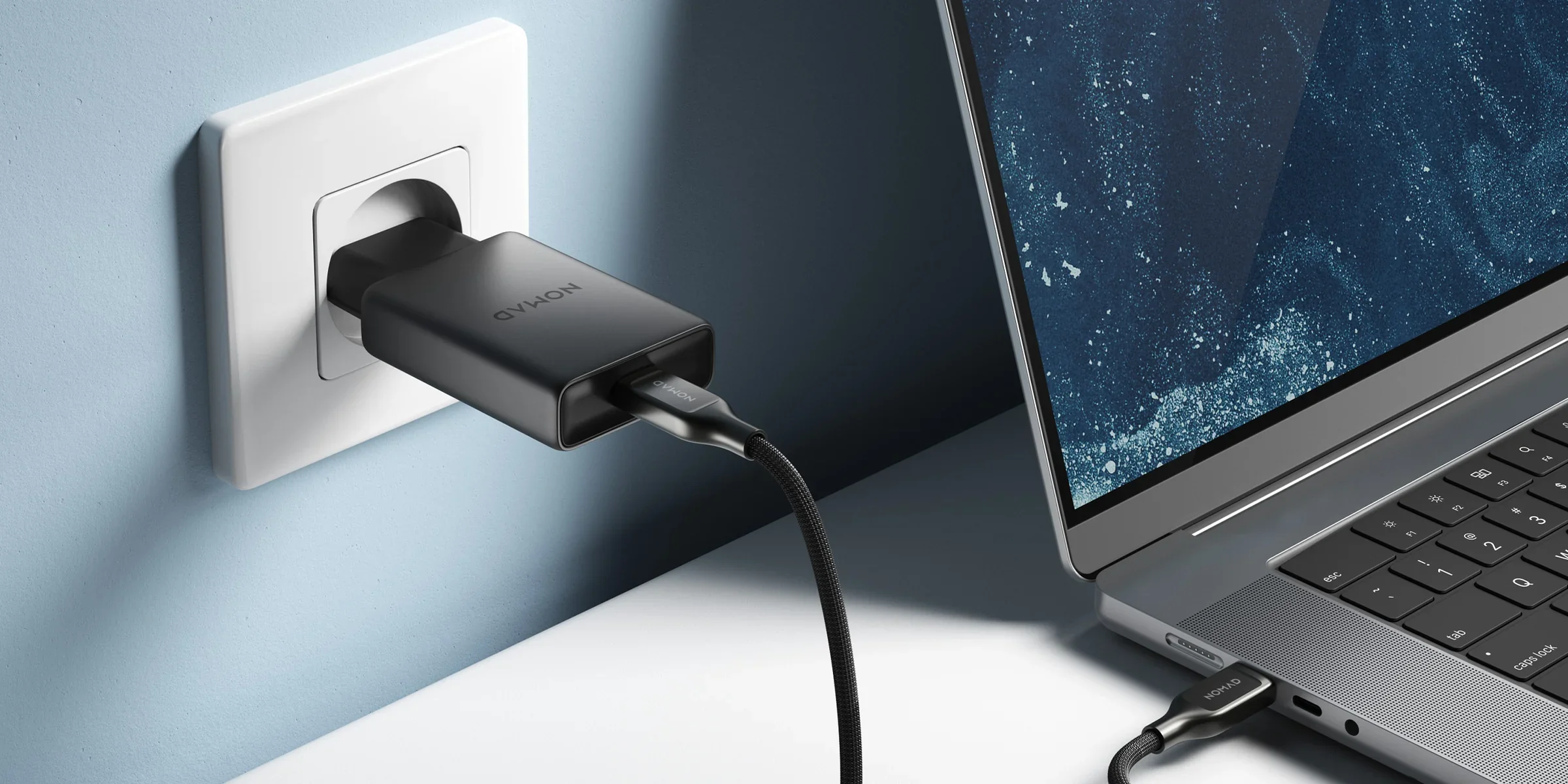Nomad 40W USB-C GaN Vegglader - Svart - Image 6