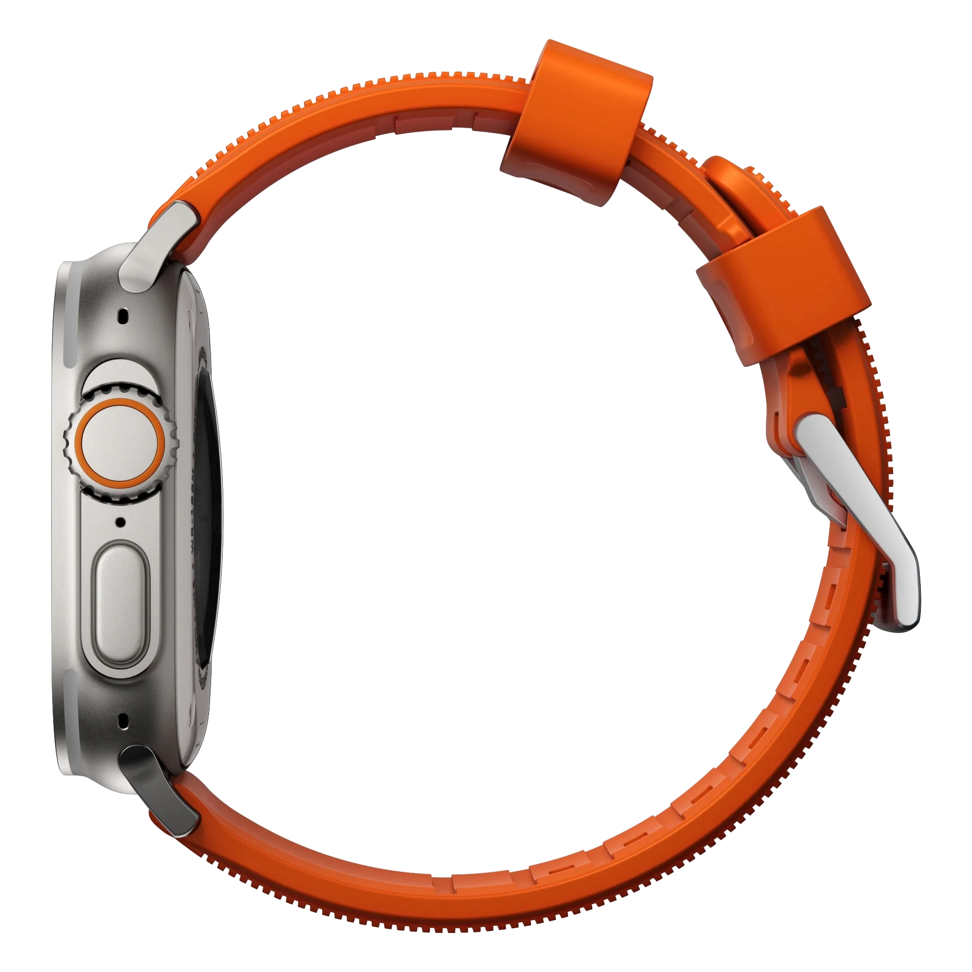 Nomad 49/46 mm Rugged Strap reim - Ultra Orange - Image 3