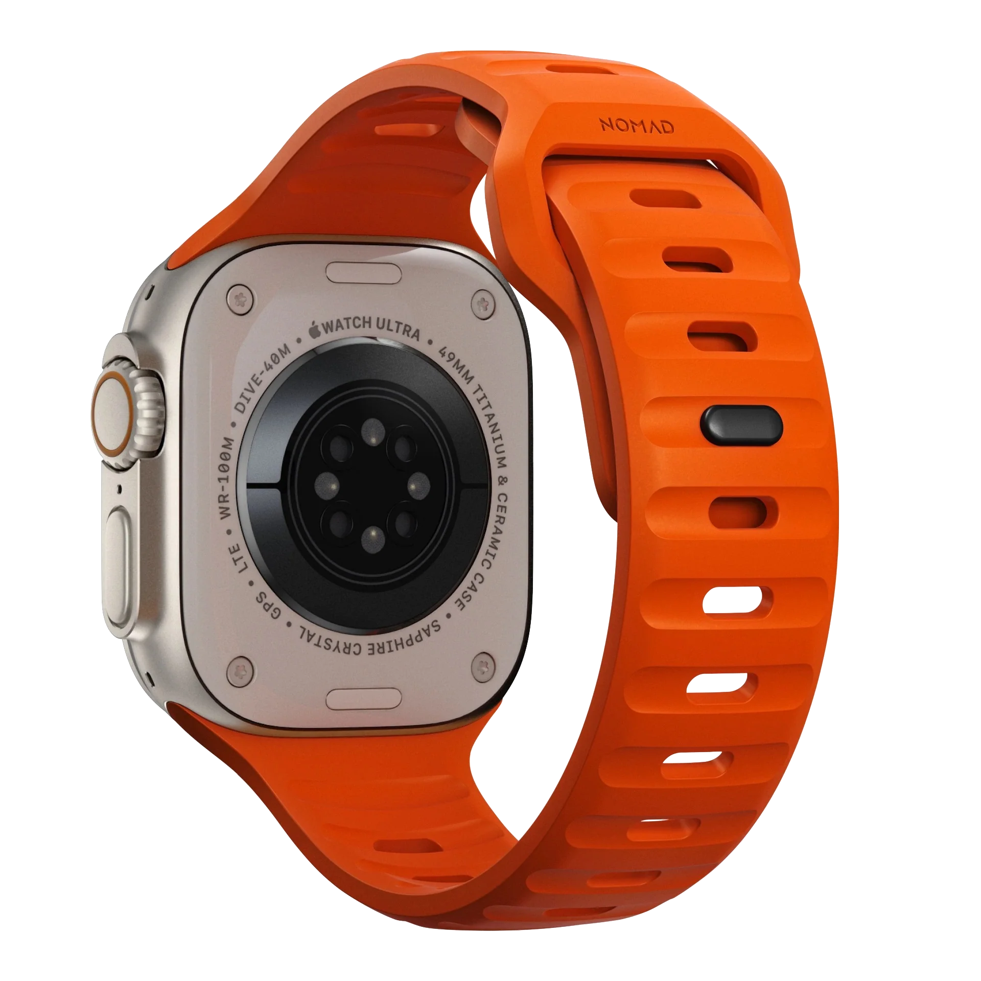 Nomad 49/46 mm Sport Band reim - Ultra Orange - Image 2