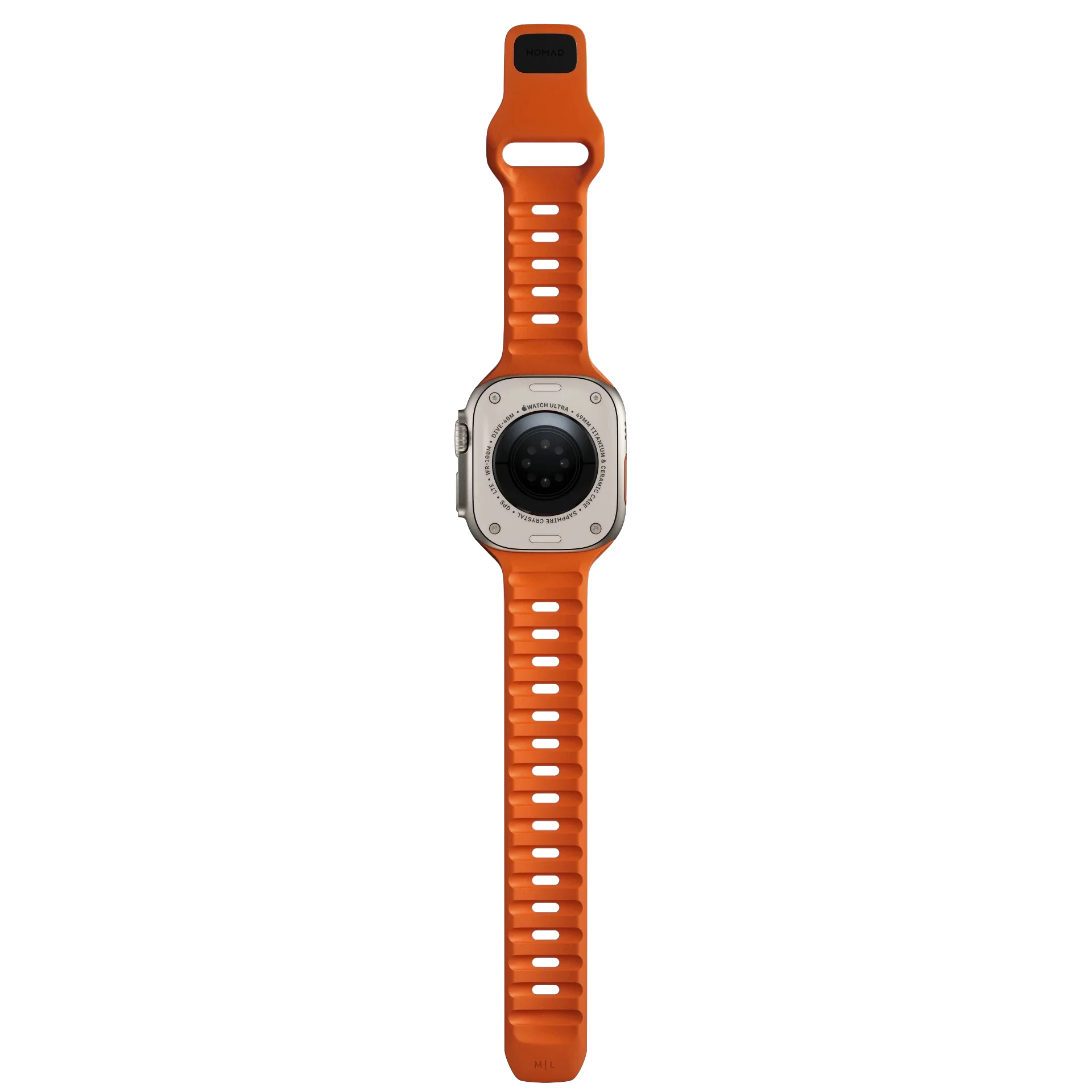 Nomad 49/46 mm Sport Band reim - Ultra Orange - Image 4