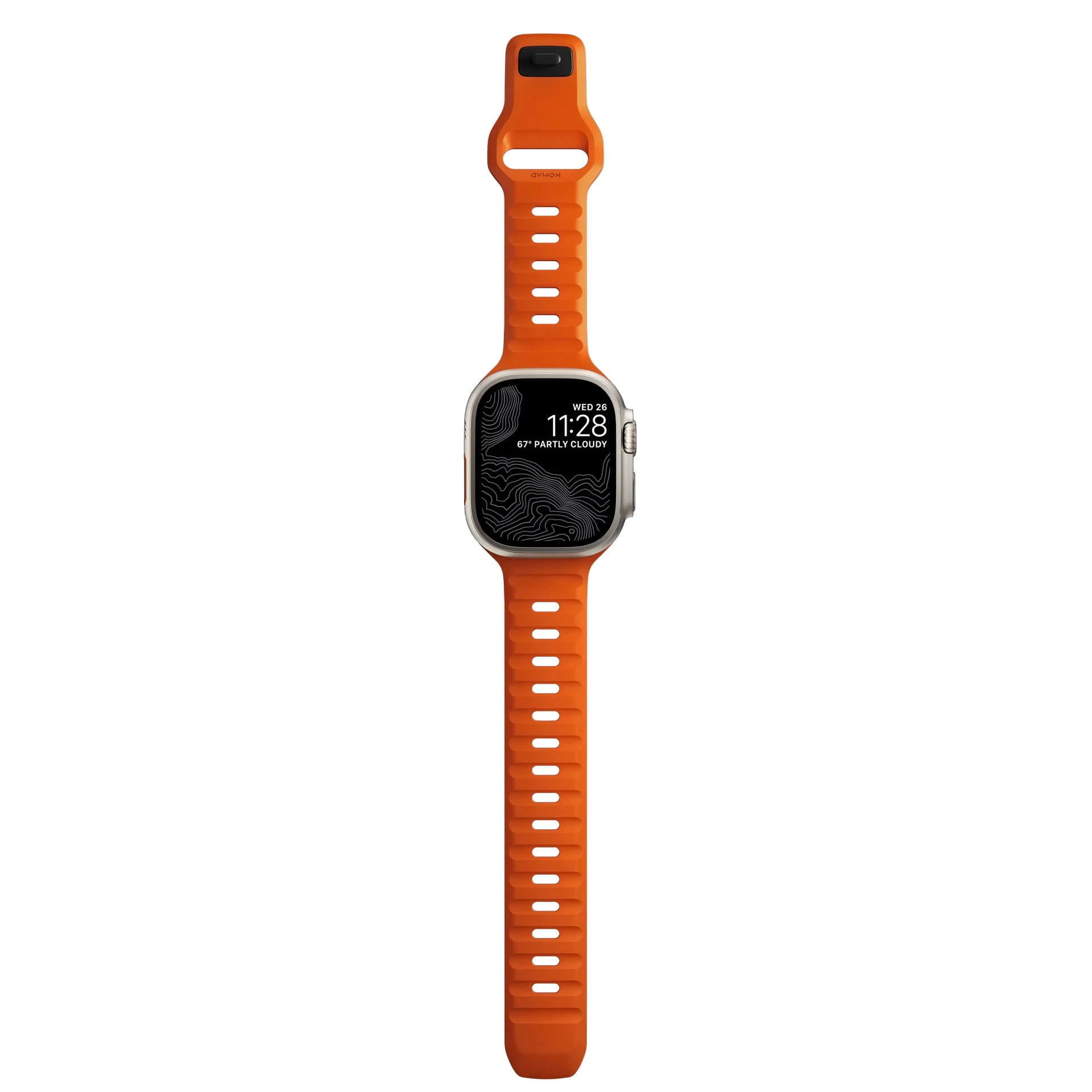 Nomad 49/46 mm Sport Band reim - Ultra Orange - Image 6