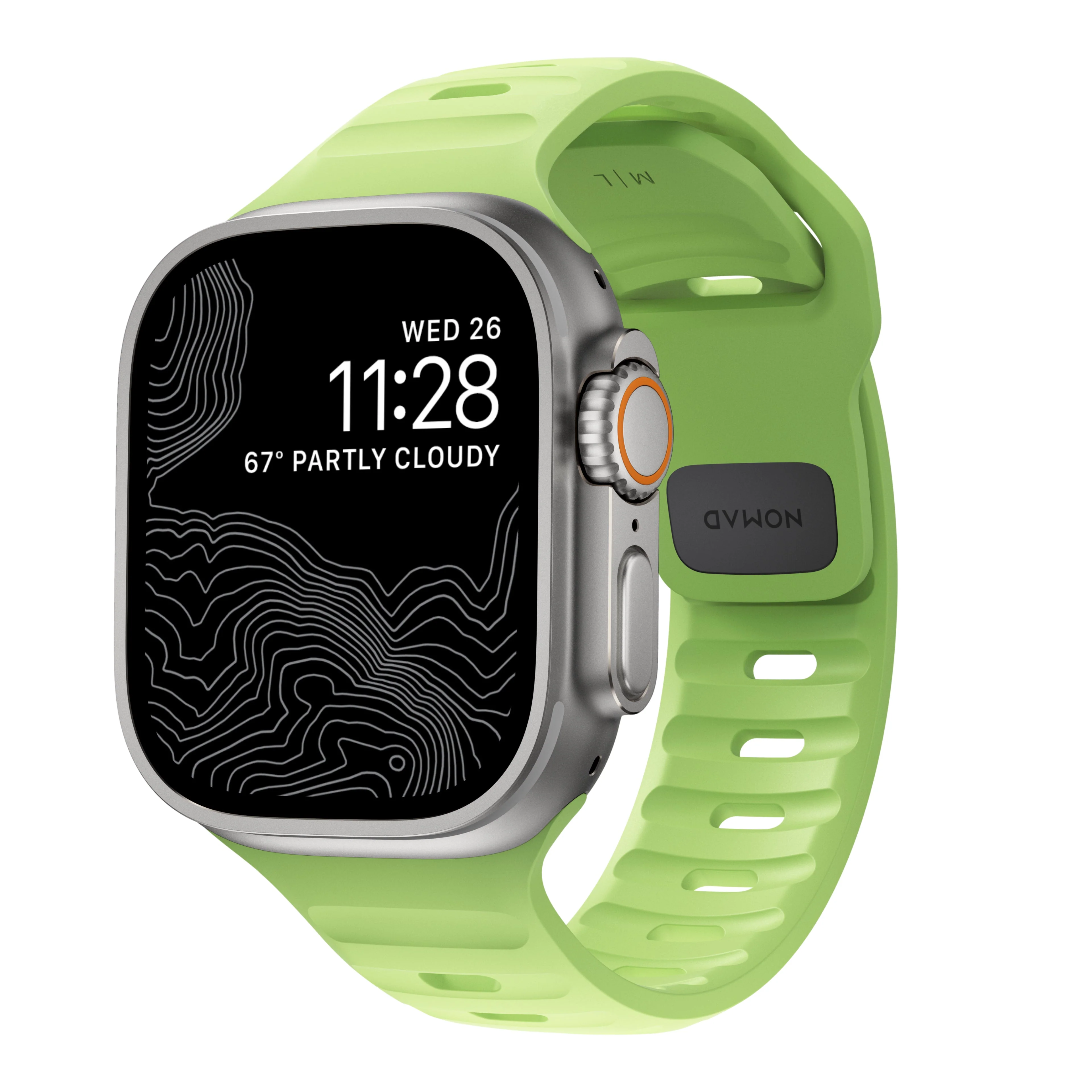 Nomad 49/46 mm Sport Band reim - Limited Edition Glow