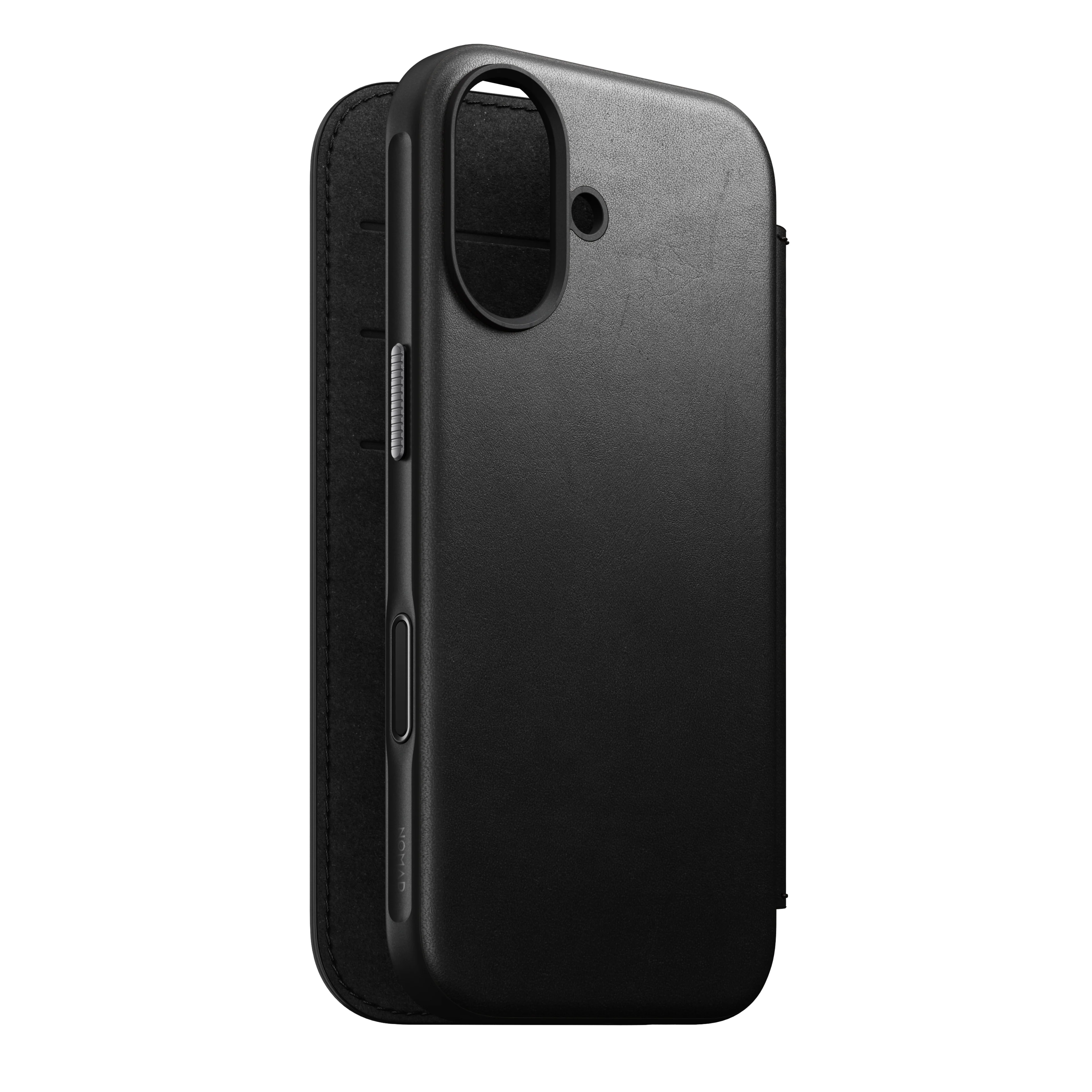 Nomad Lommebokdeksel i skinn med MagSafe til iPhone 17 - Svart - Image 5