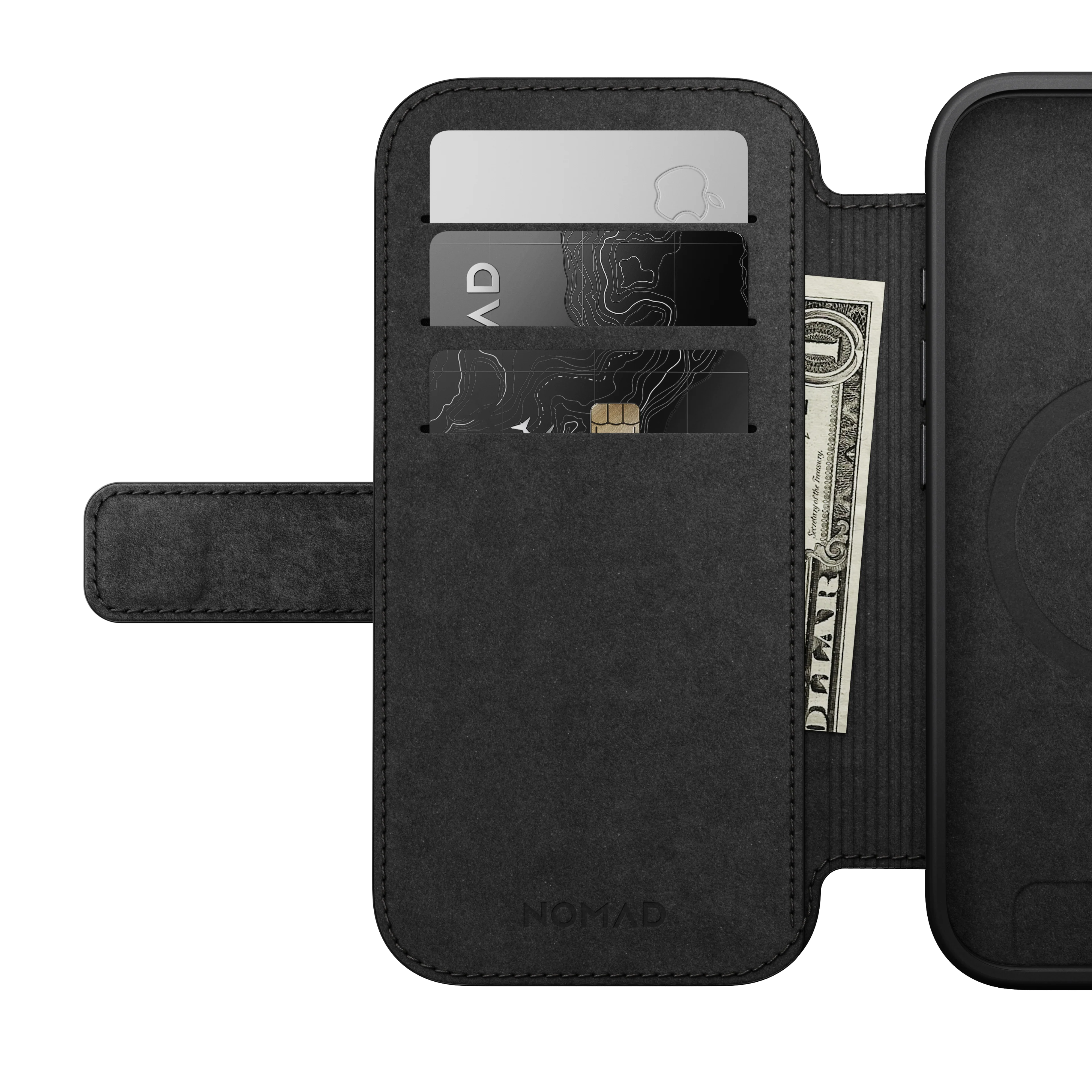 Nomad Lommebokdeksel i skinn med MagSafe til iPhone 17 - Brun - Image 8