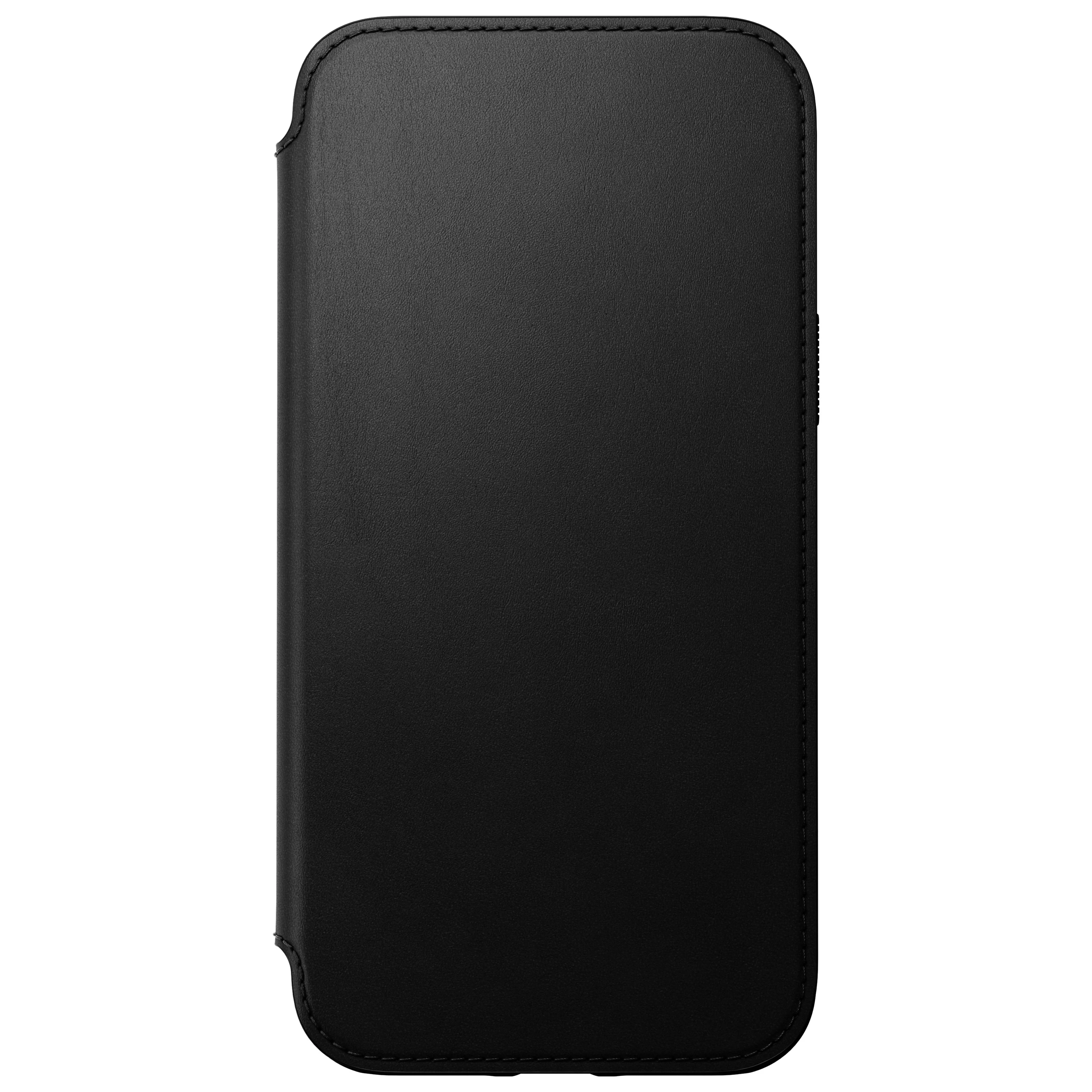 Nomad Lommebokdeksel i skinn med MagSafe til iPhone 14 Plus - Svart - Image 5