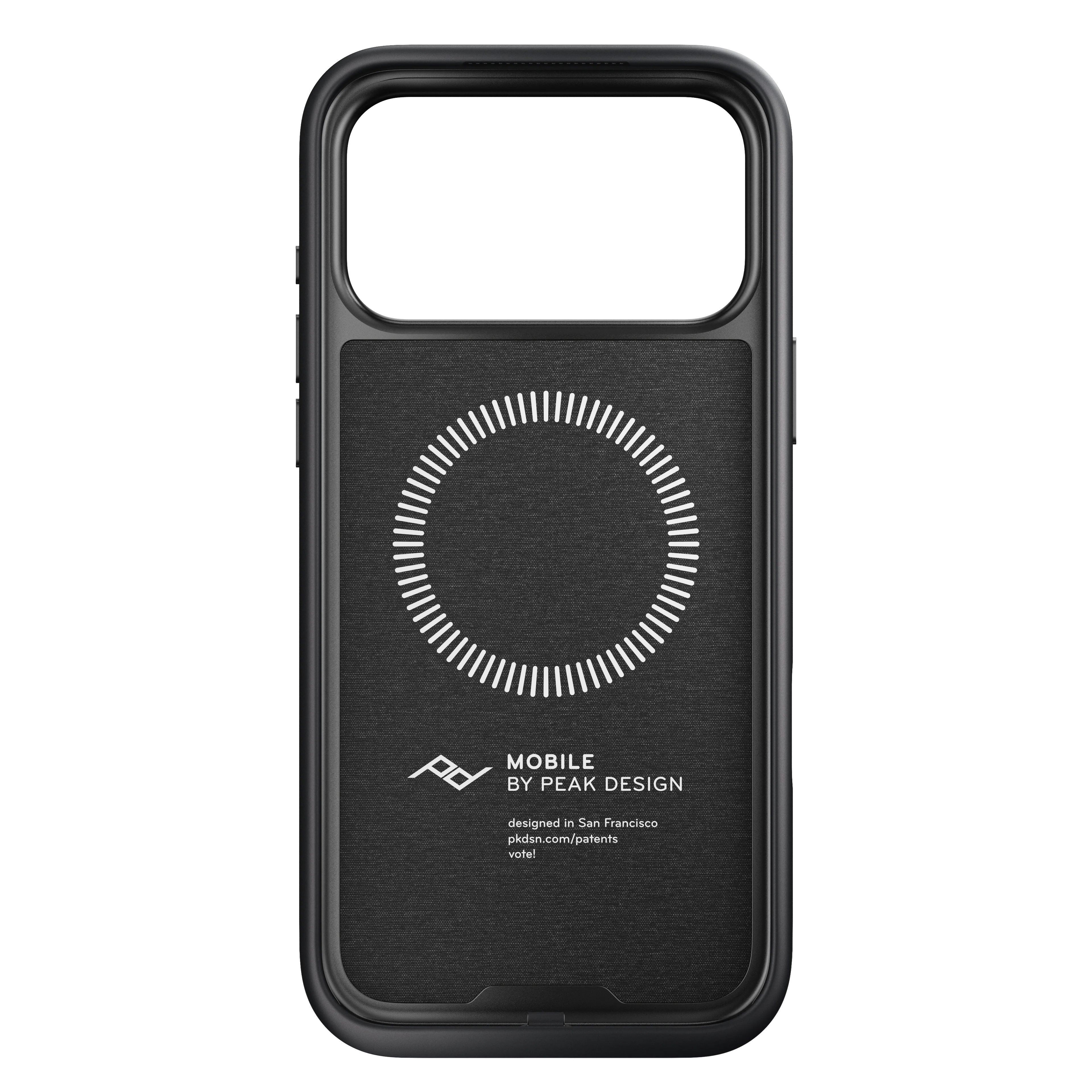 Peak Design Mobile Everyday Fabric MagSafe Deksel til iPhone 17 Pro Max - Charcoal - Image 3
