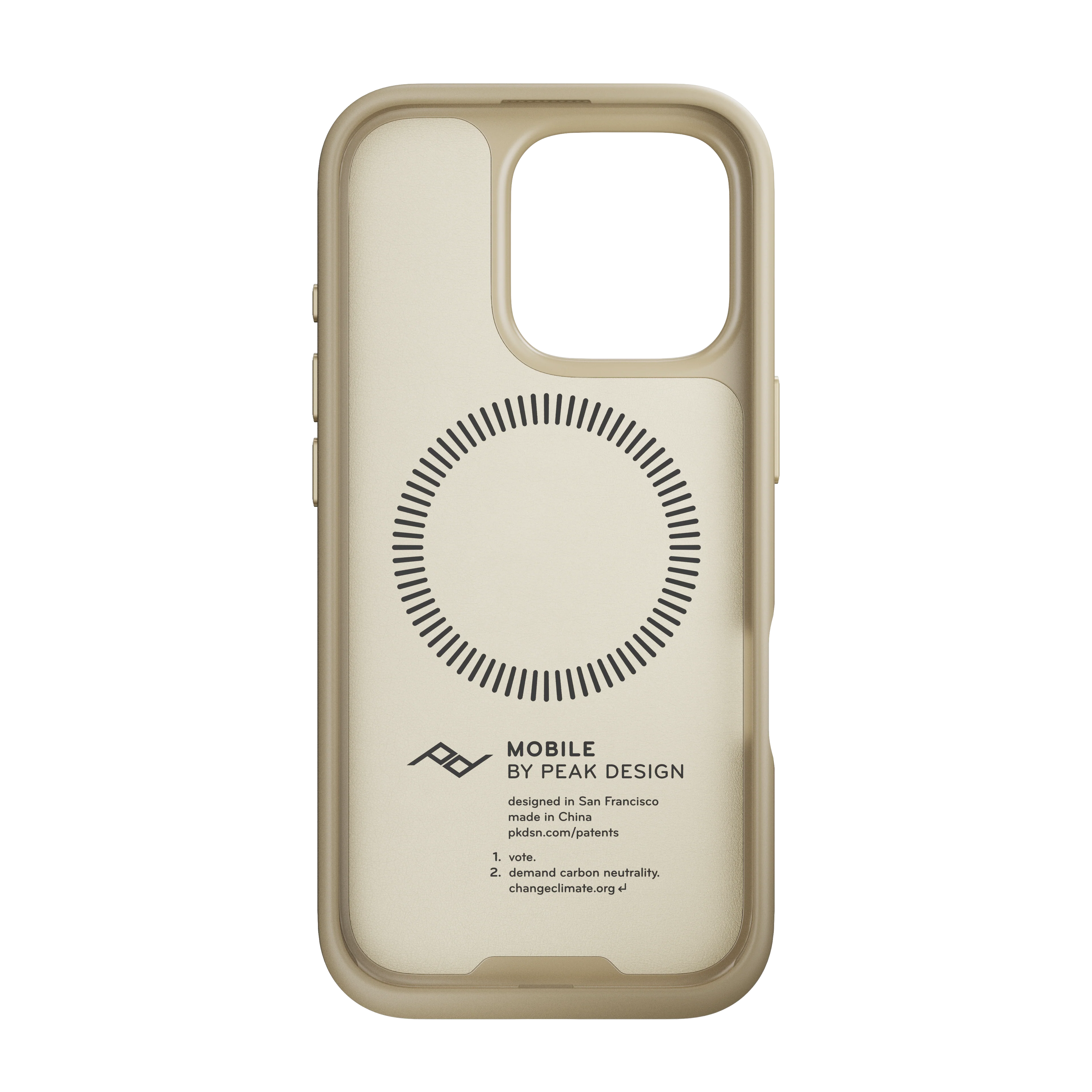 Peak Design Mobile Everyday Clarino MagSafe Deksel til iPhone 16 Pro - Bone - Image 2