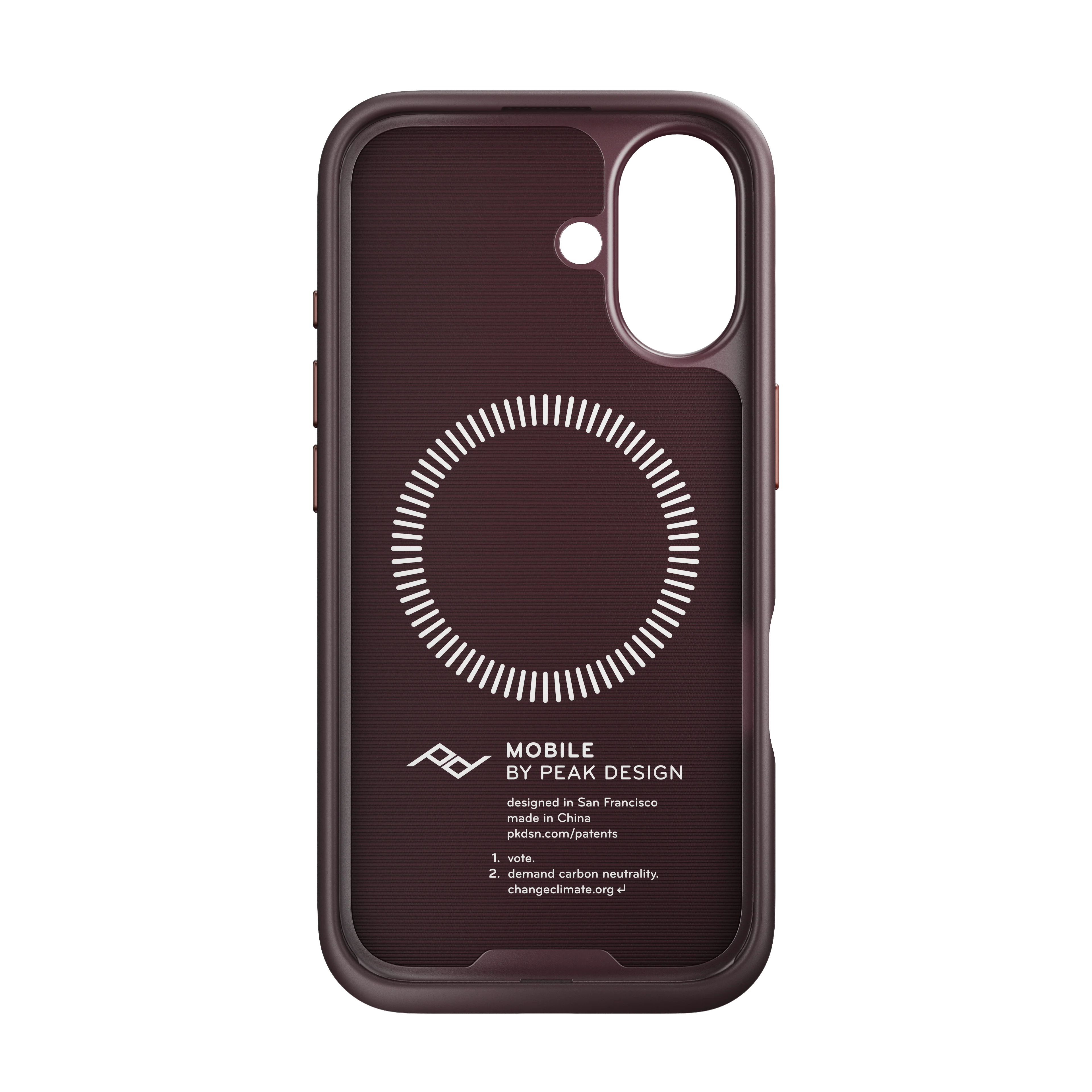 Peak Design Mobile Everyday Fabric MagSafe Deksel til iPhone 16 - Eclipse - Image 2
