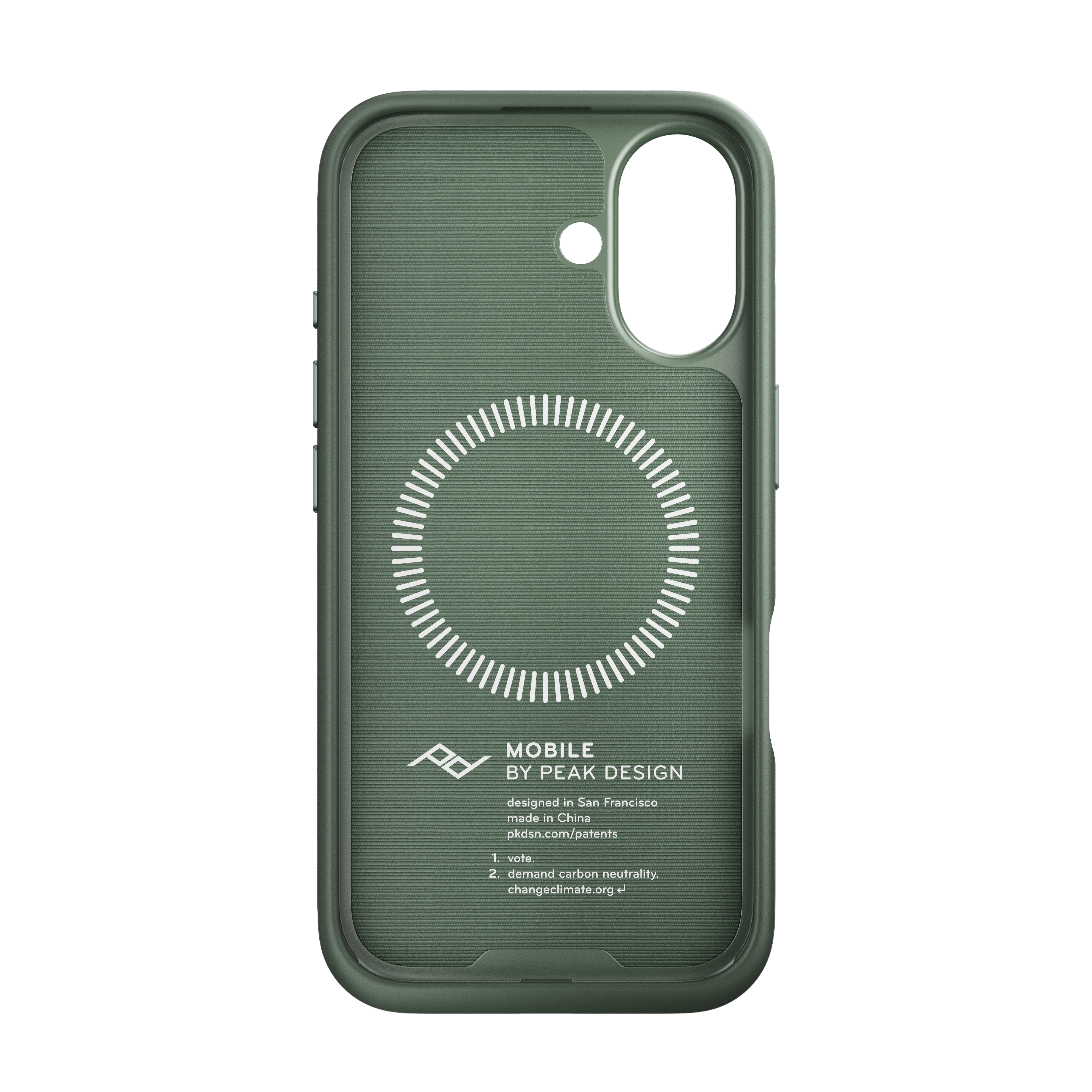 Peak Design Mobile Everyday Fabric MagSafe Deksel til iPhone 16 - Sage - Image 2