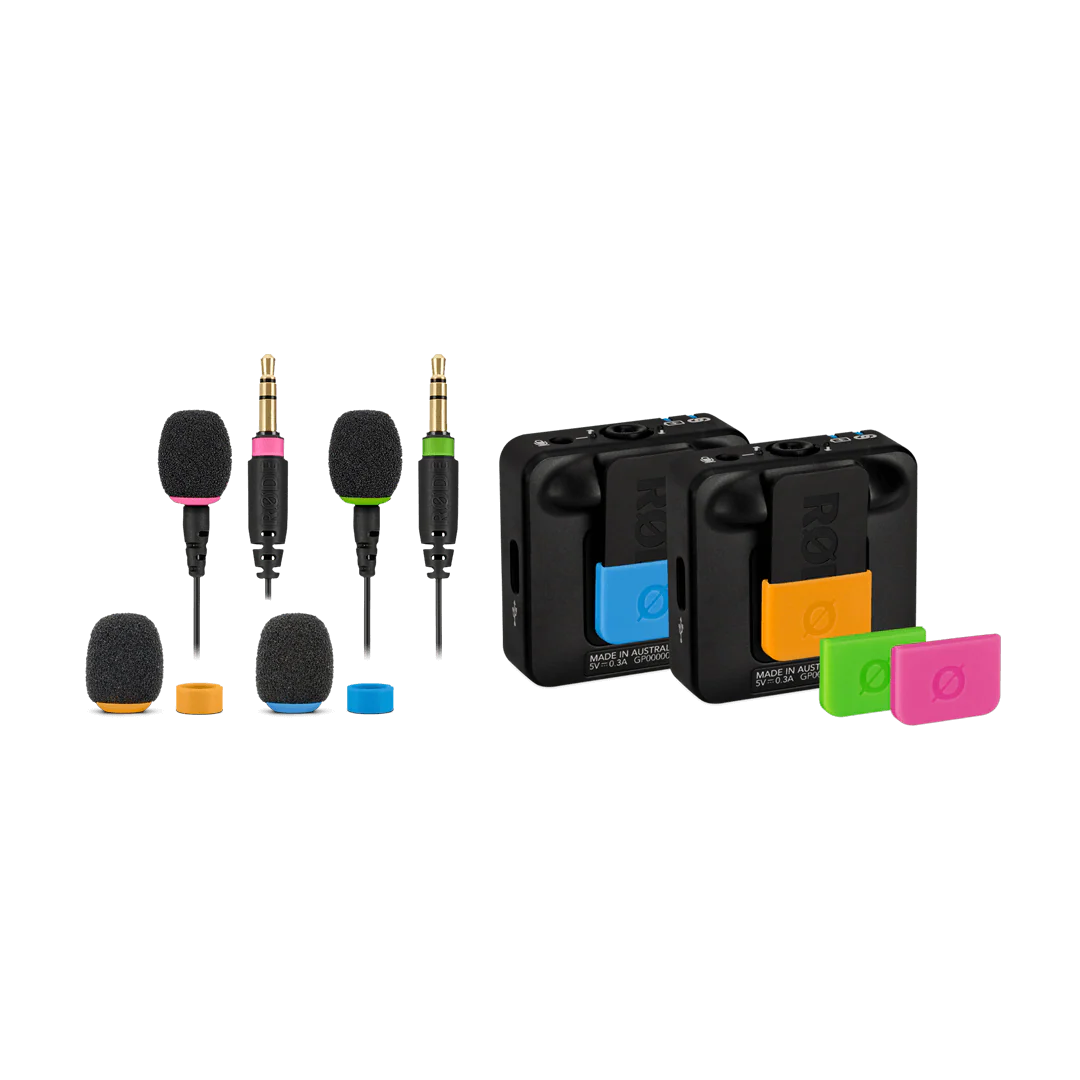 RØDE Colors 2 - 4 x Color for Wireless Go og mikrofoner