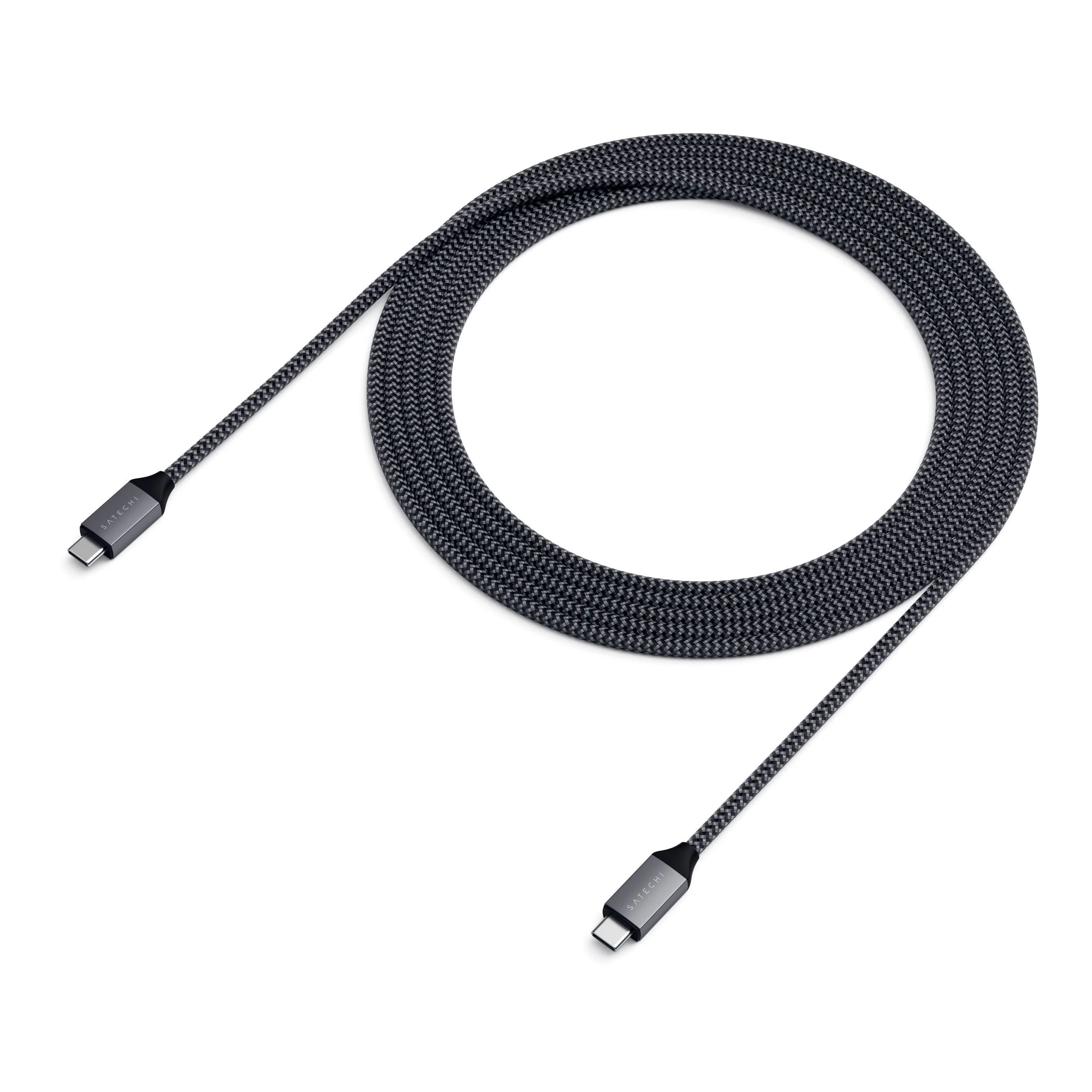 Satechi 2m USB-C til USB-C Ladekabel - Stellargrå - Image 4