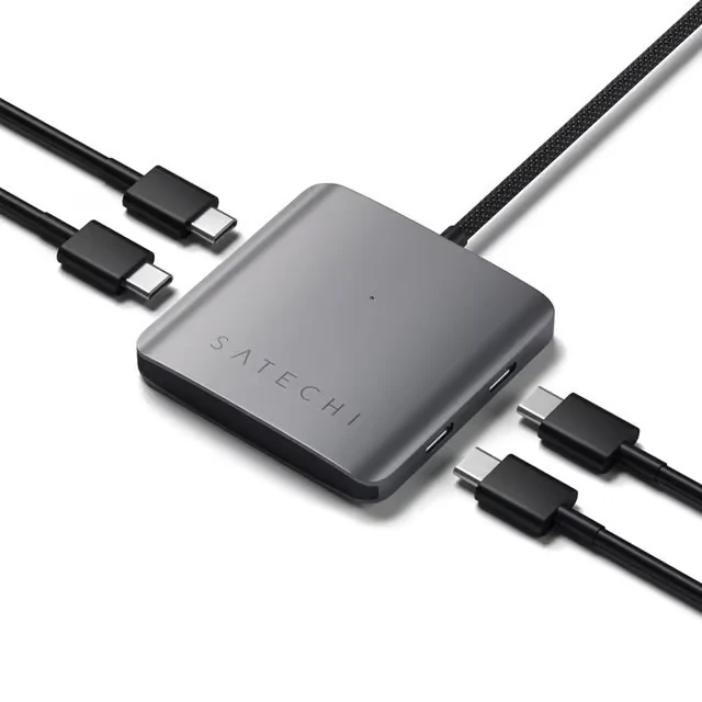 Satechi 4-Port USB-C Hub med 100W lading - Image 2