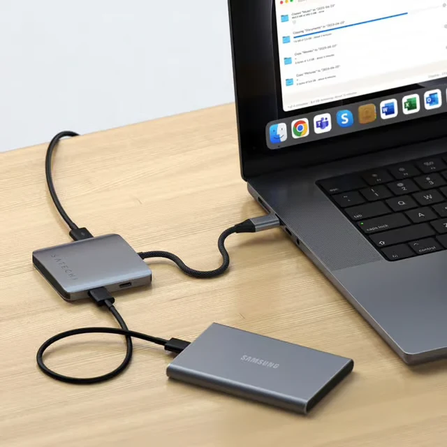 Satechi 4-Port USB-C Hub med 100W lading - Image 4