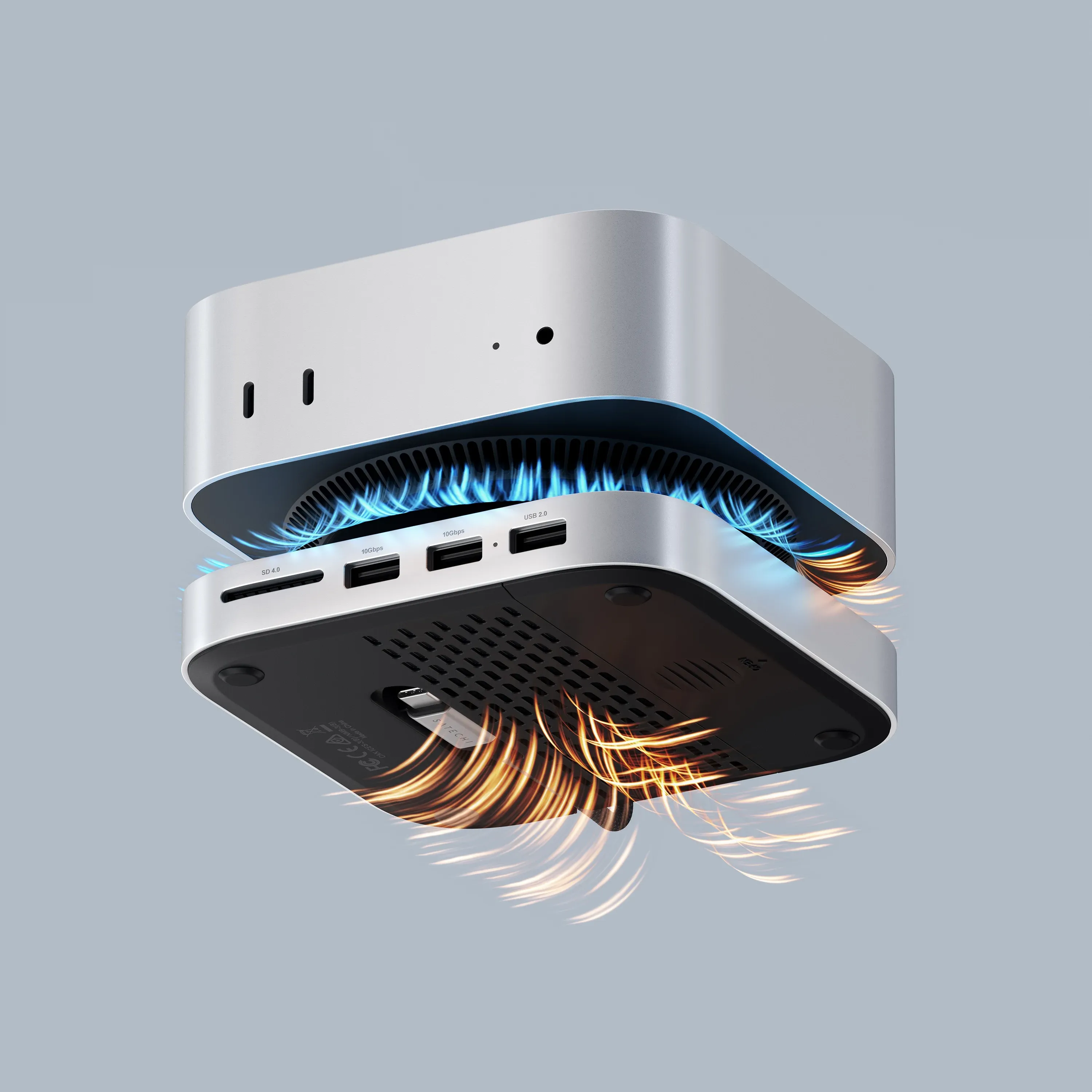 Satechi Mac mini M4 Stand Hub med SSD-kabinett - Image 6