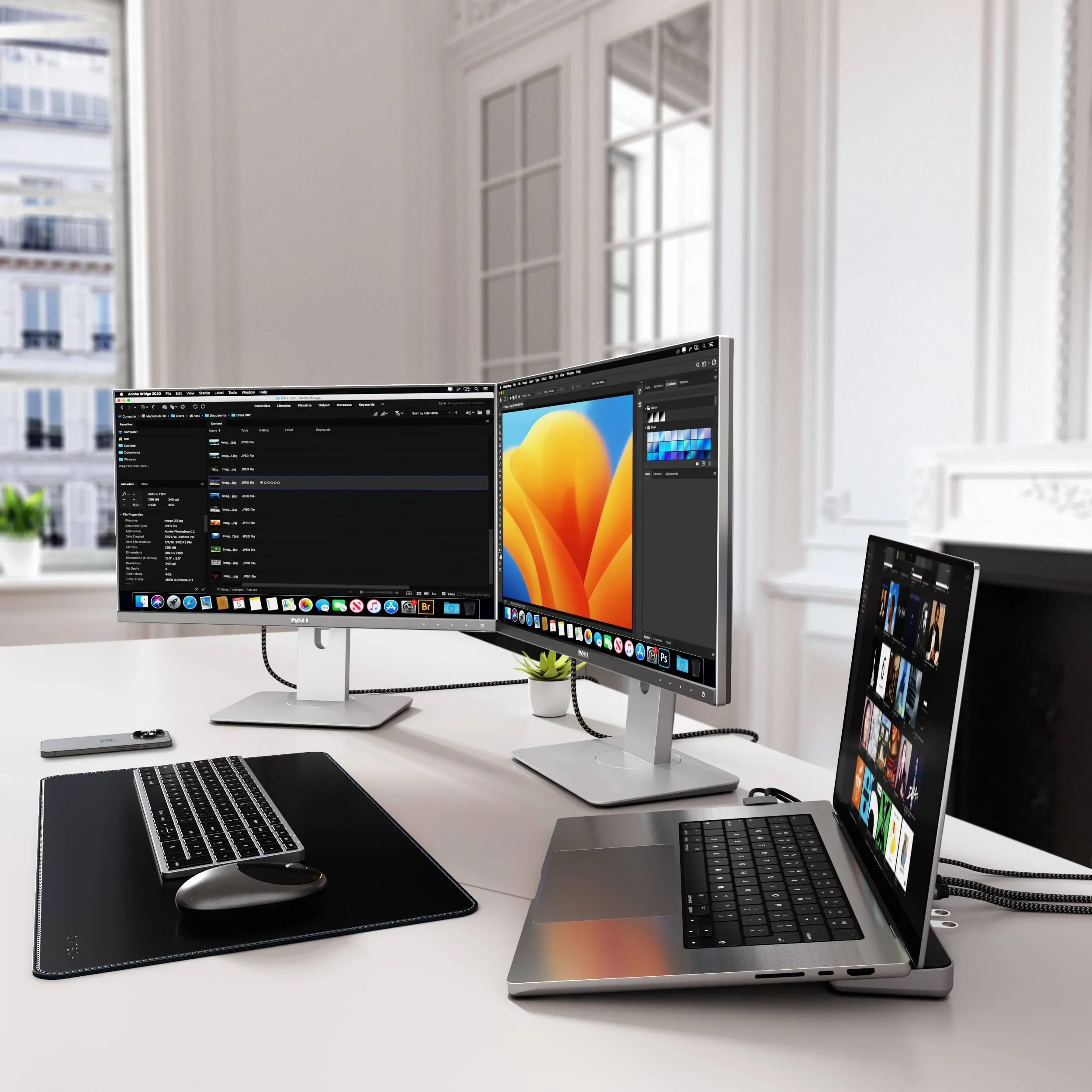 Satechi USB-C Dual Dockingstasjon med NVMe SSD-kabinett - Image 7