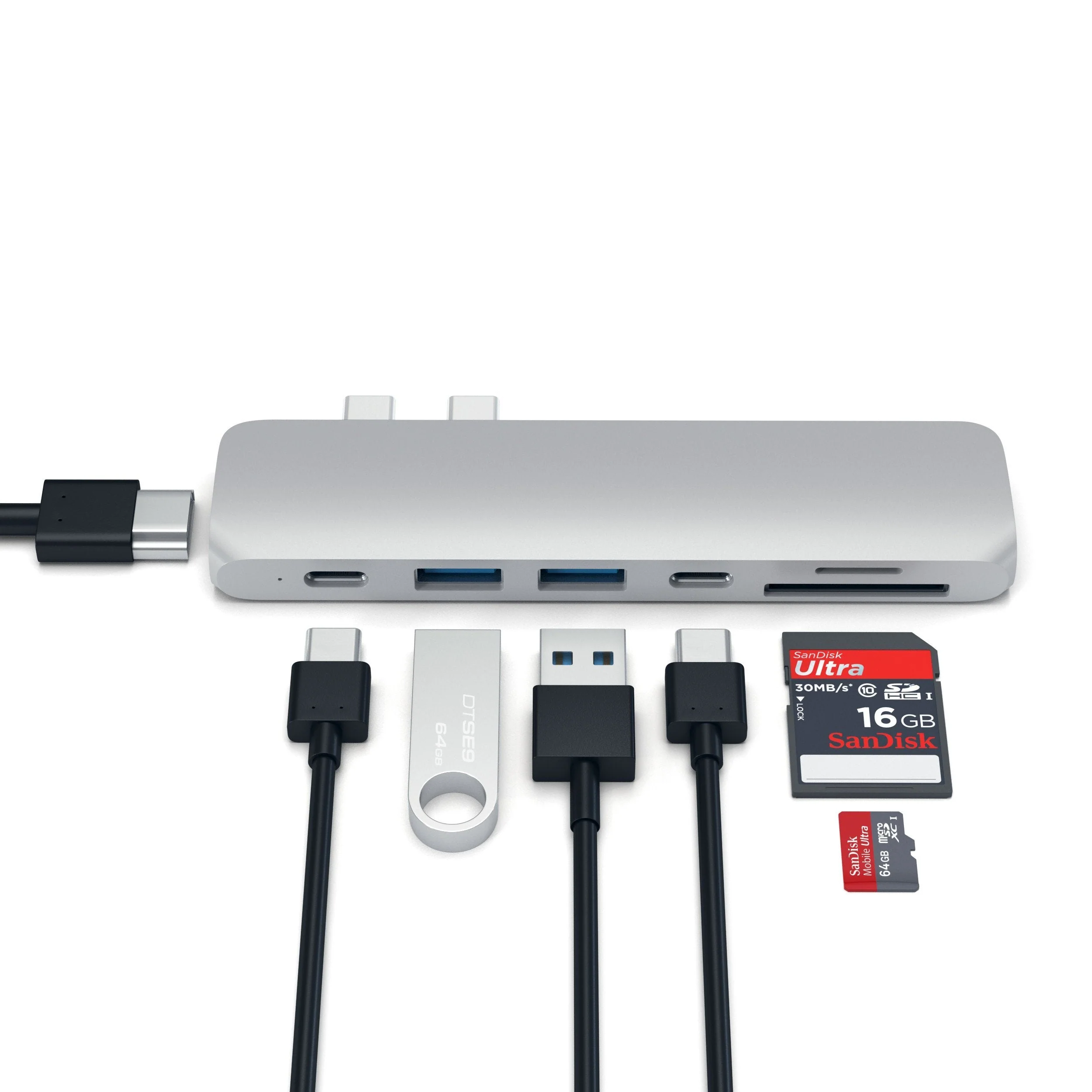 Satechi USB-C Pro Hub - Sølv - Image 4