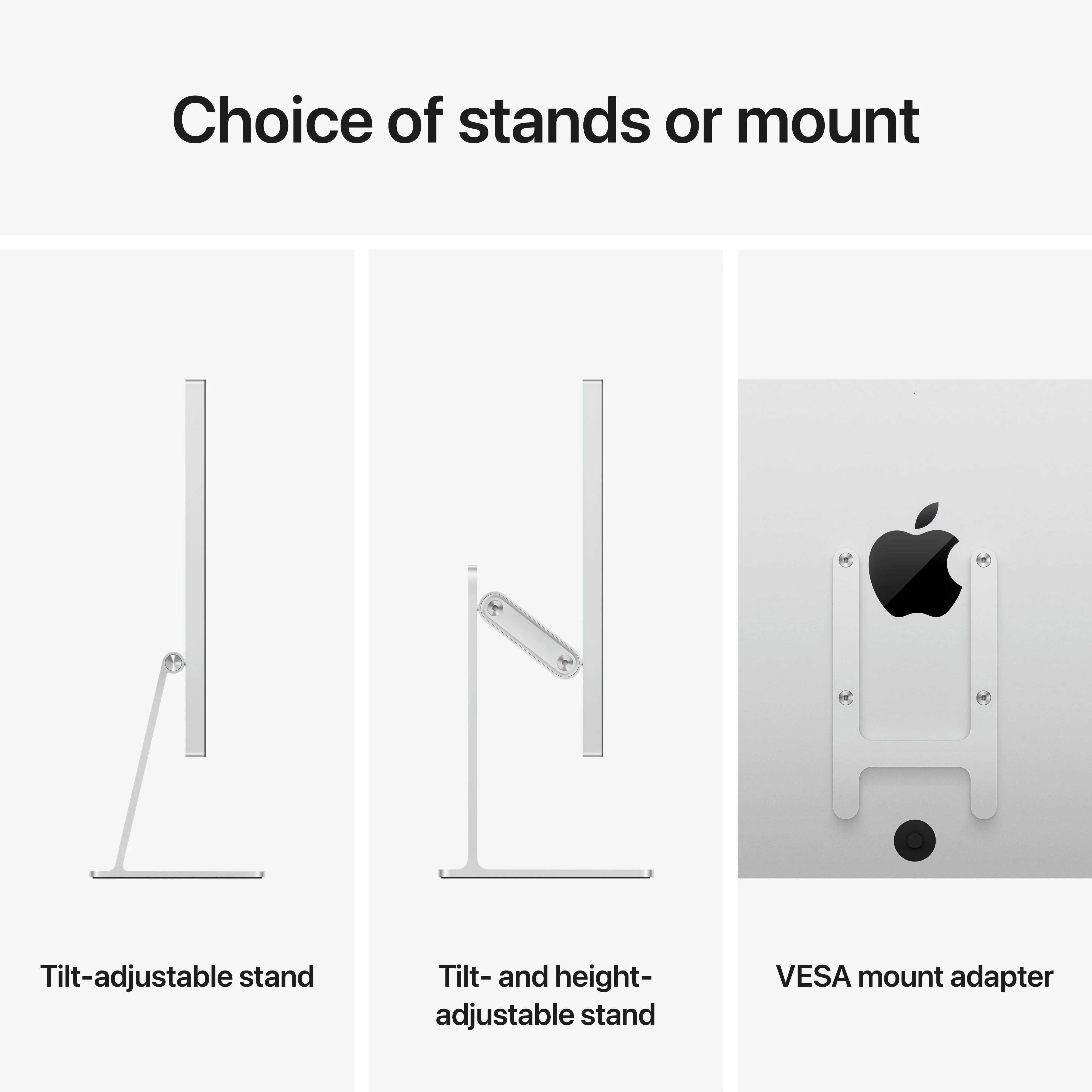Apple 27" Studio Display med VESA-monteringsadapter - Image 6