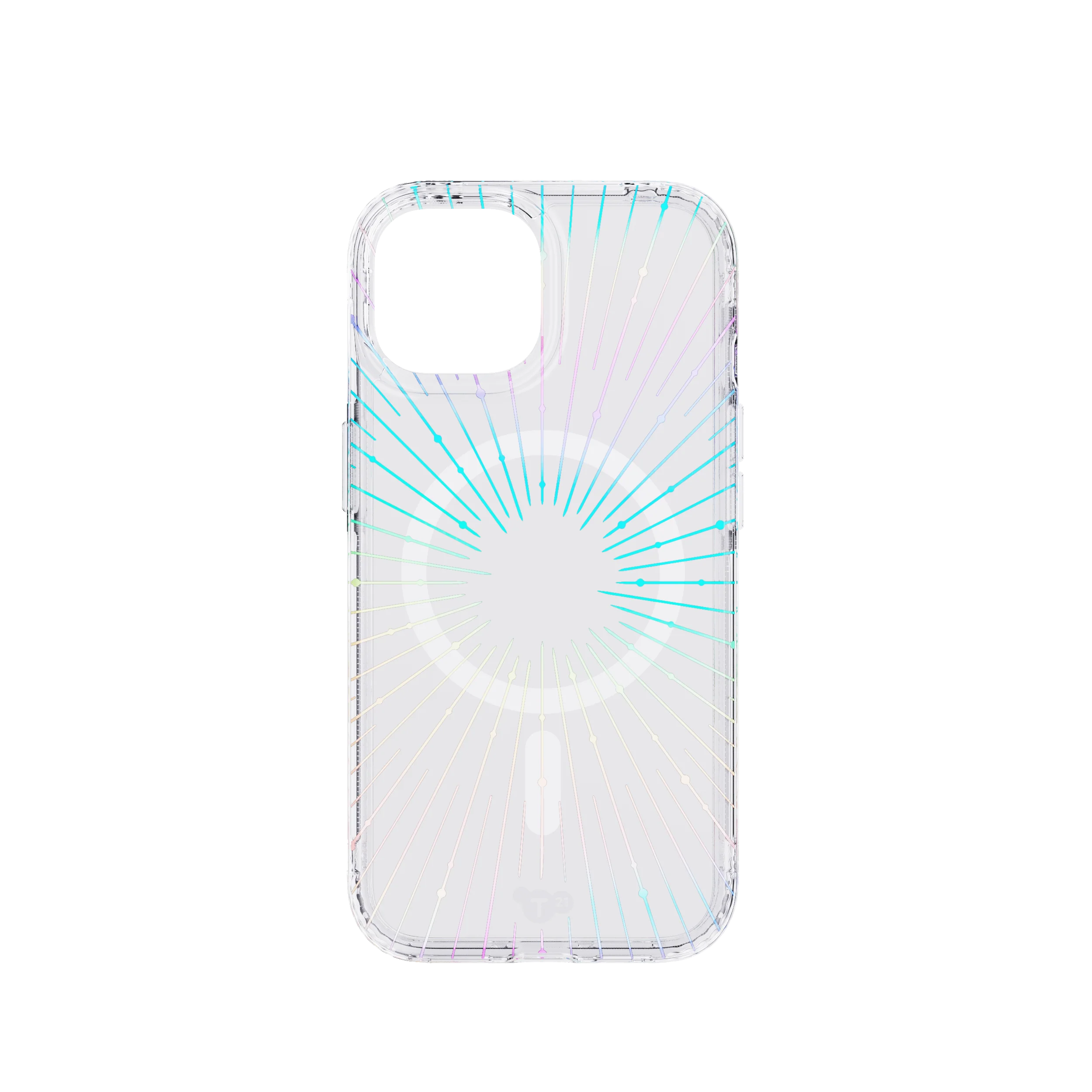 Tech21 Evo Clear Sparkle MagSafe Deksel til iPhone 15