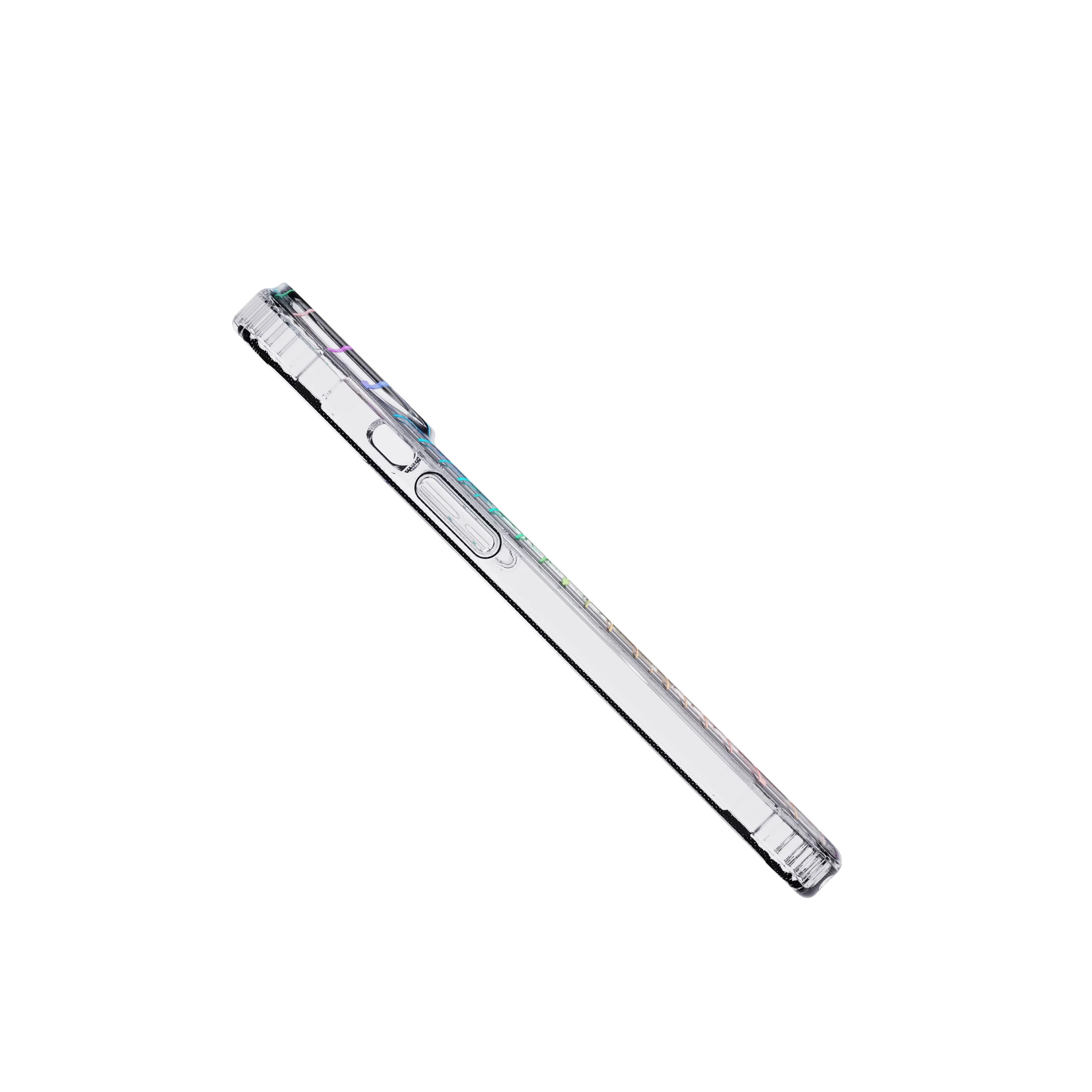 Tech21 Evo Clear Sparkle MagSafe Deksel til iPhone 15 - Image 3