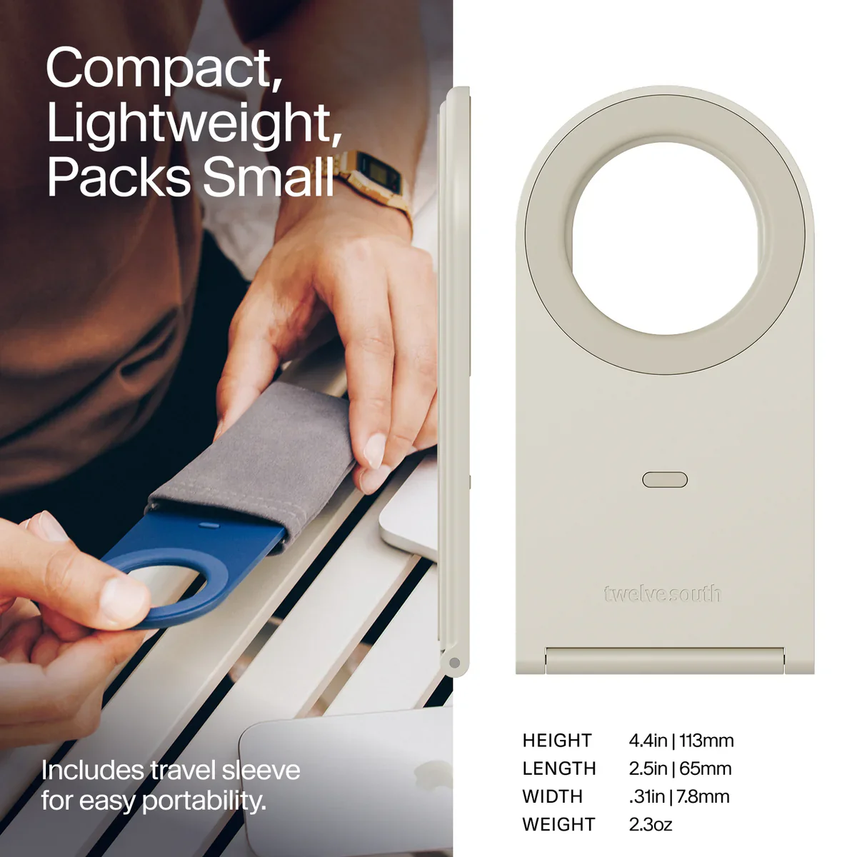 Twelve South Curve Nano Stativ til iPhone - Slate - Image 5