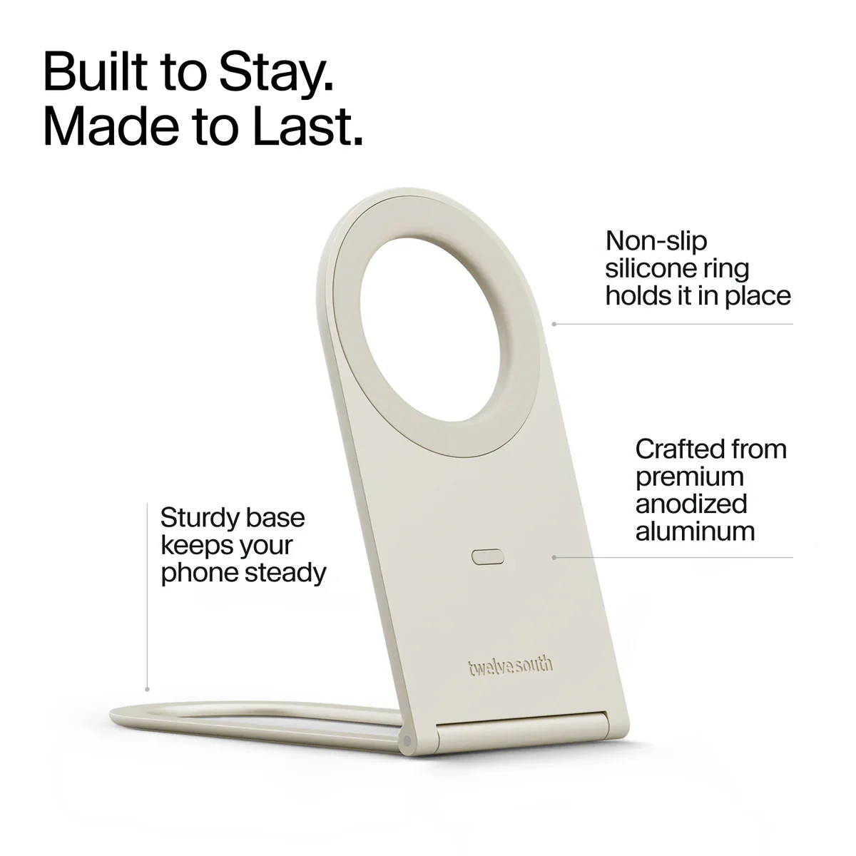 Twelve South Curve Nano Stativ til iPhone - Slate - Image 6