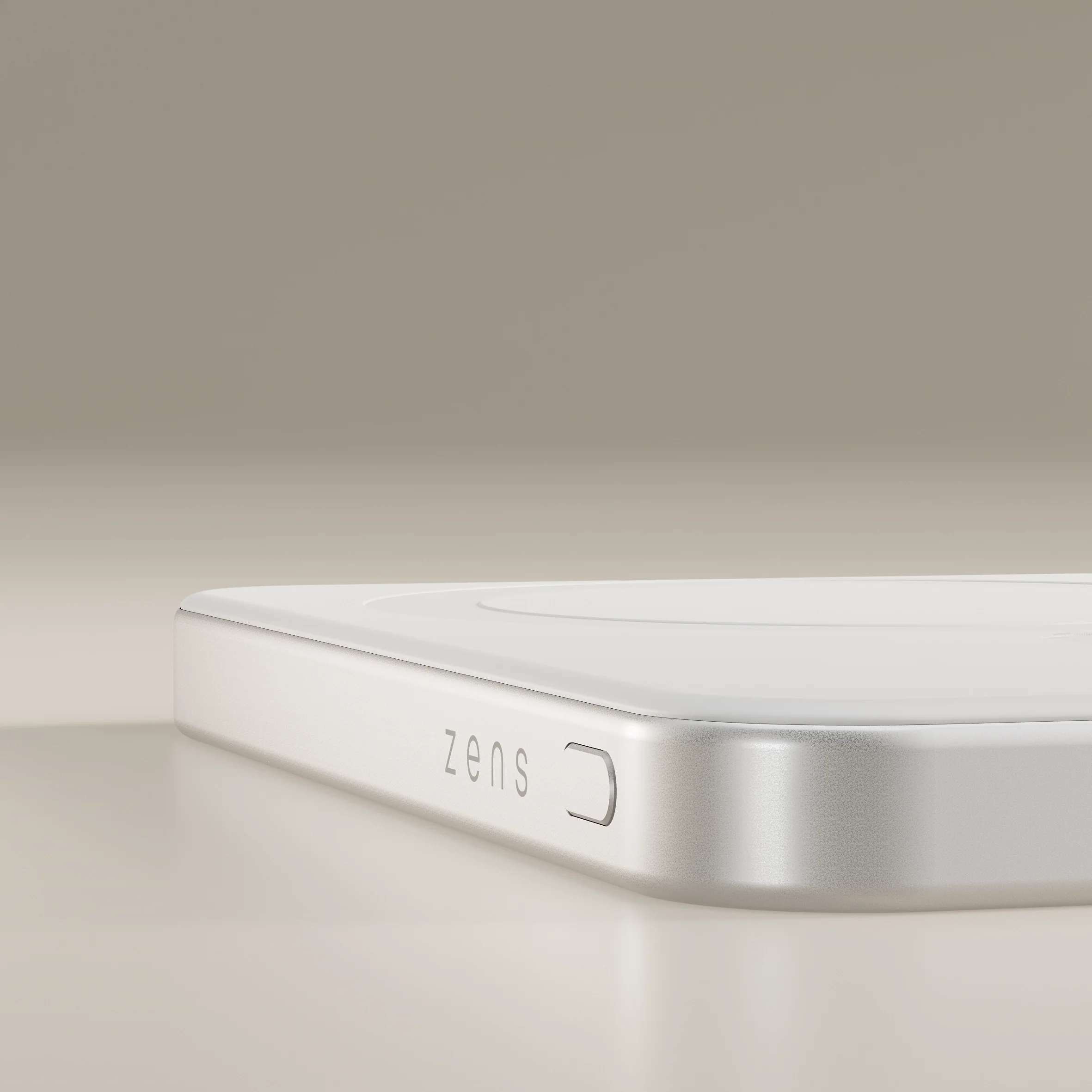 Zens 5000 mAh Magnetisk Powerbank Pro 1 Slim - Hvit - Image 4