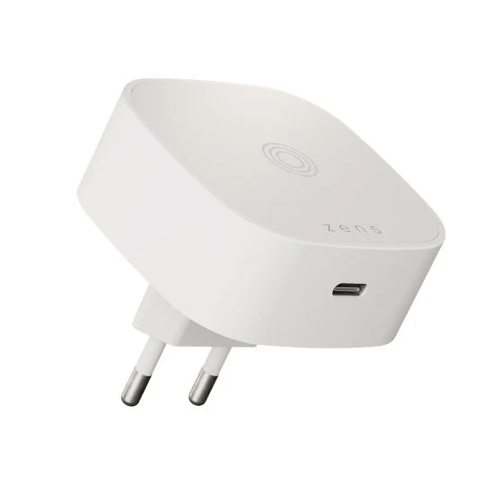 Zens 15W Qi Trådløs Vegglader - Hvit - Image 2